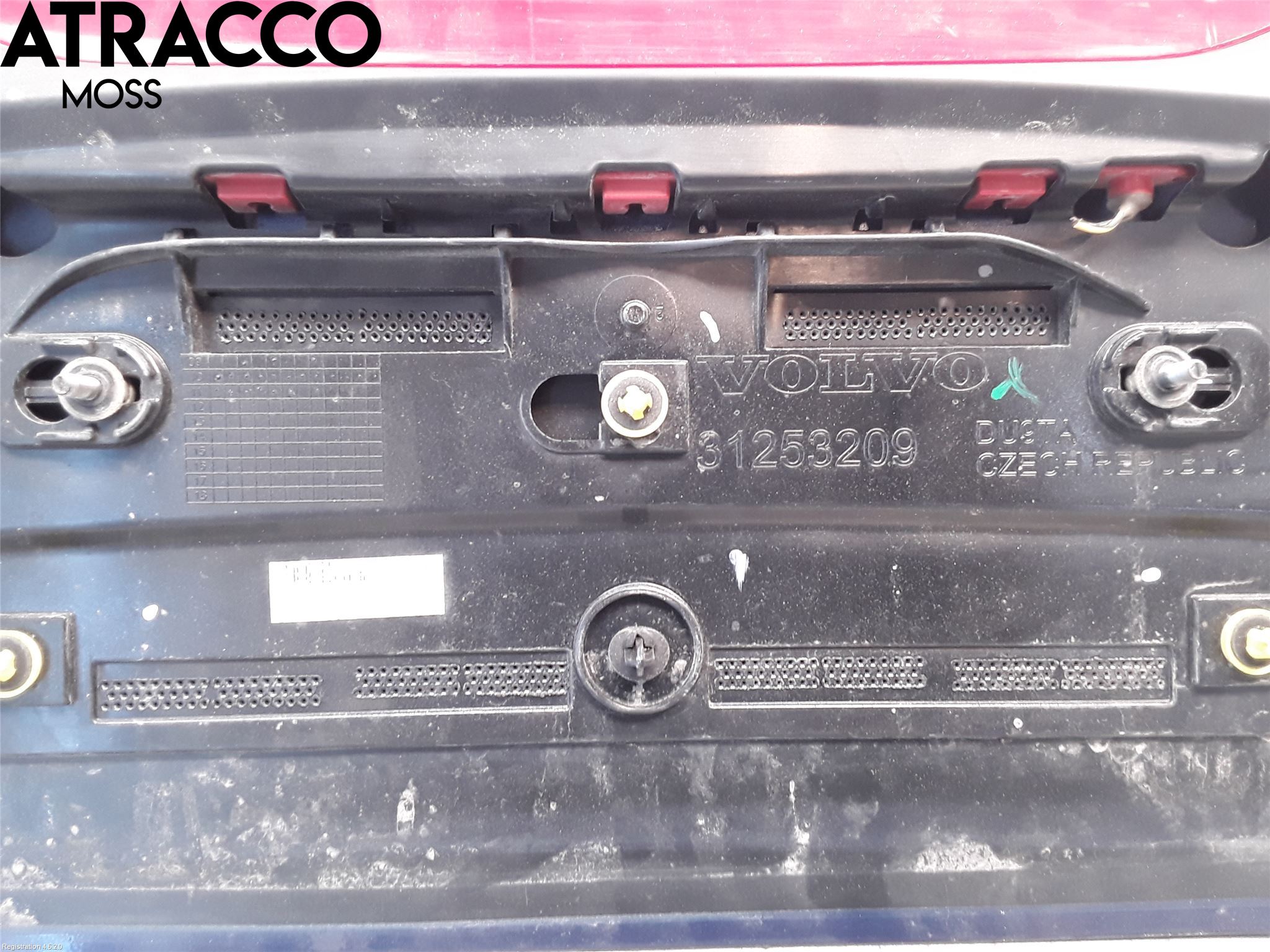 Volvo V60 11-13 Spoiler Bakluke