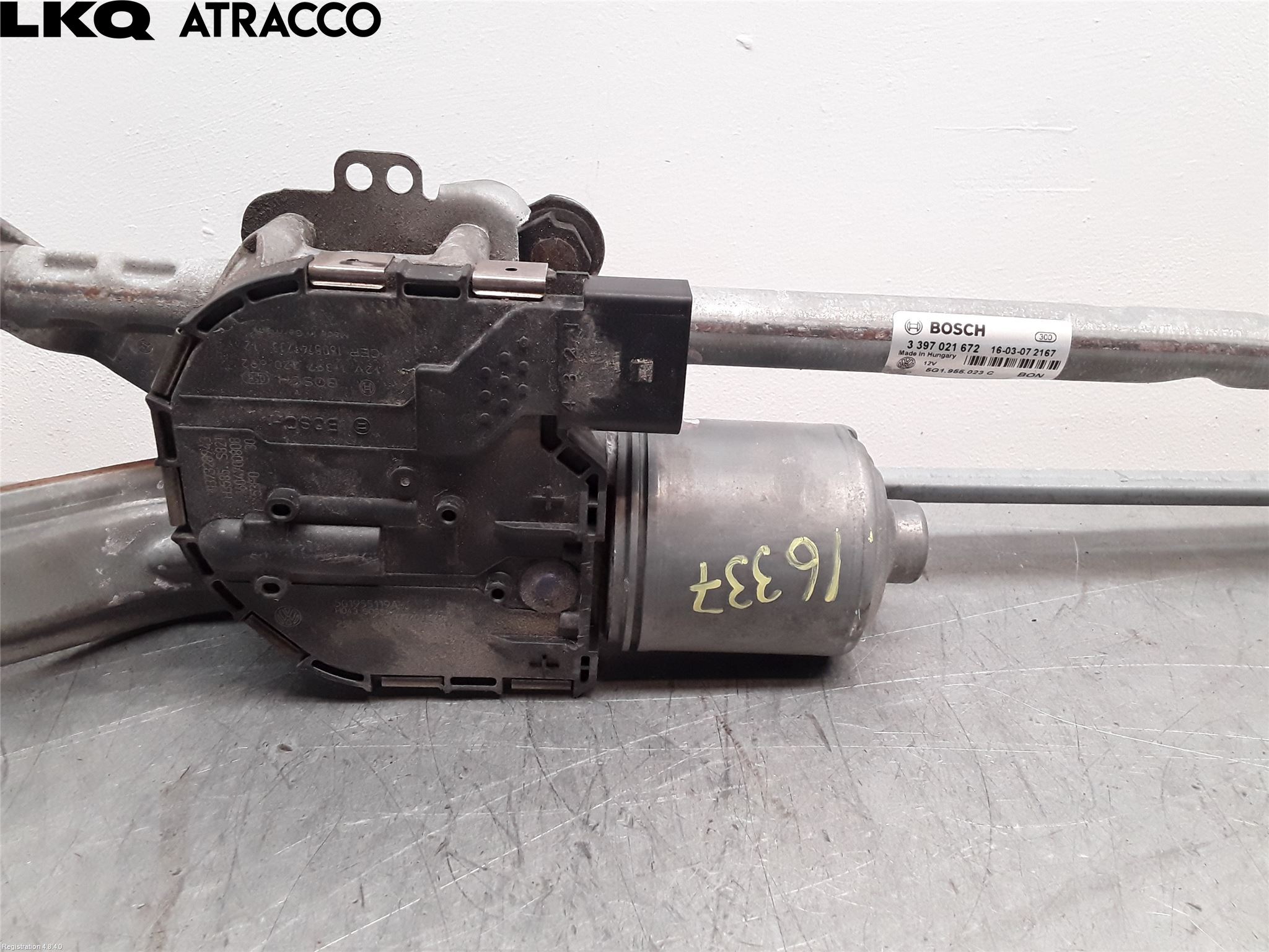 Volkswagen VW GOLF / E-GOLF VII 13-20 Viskermotor Frontrute