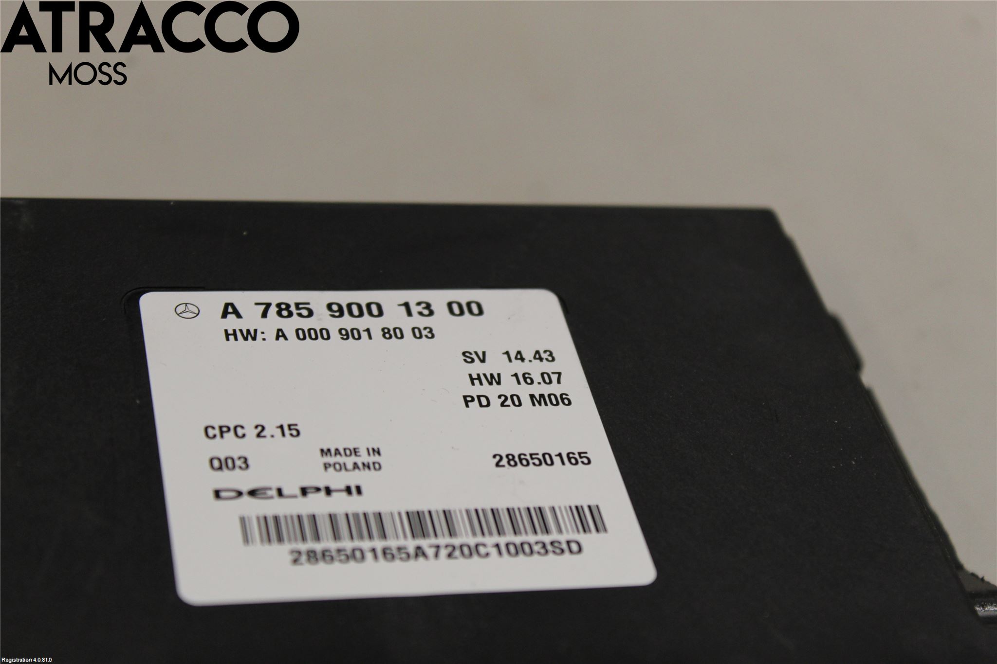 Mercedes-Benz MB EQC (N293) 20- Styreenhet Øvrig