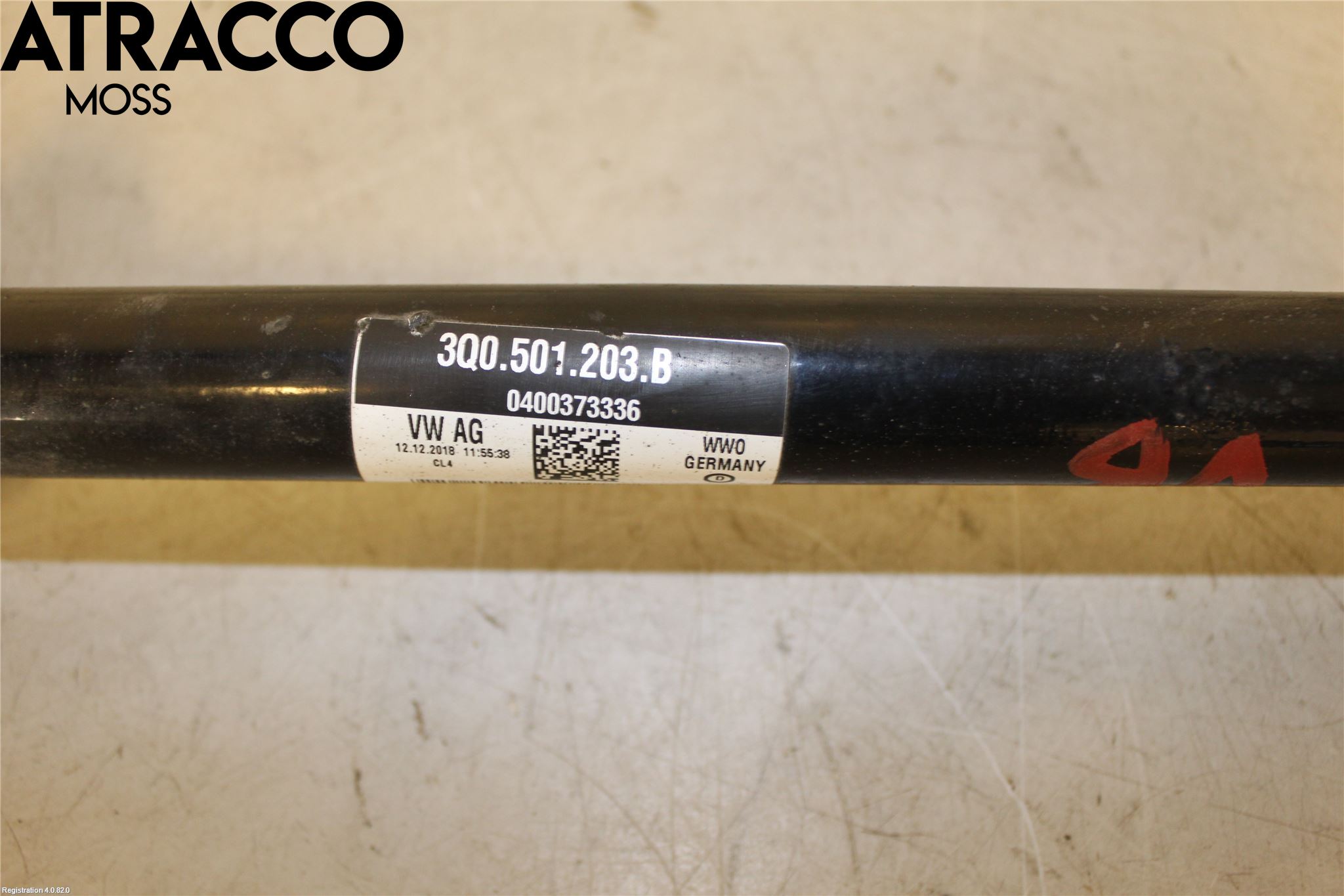 Skoda KODIAQ 17-24 Drivaksel Bak Kompl Venstre