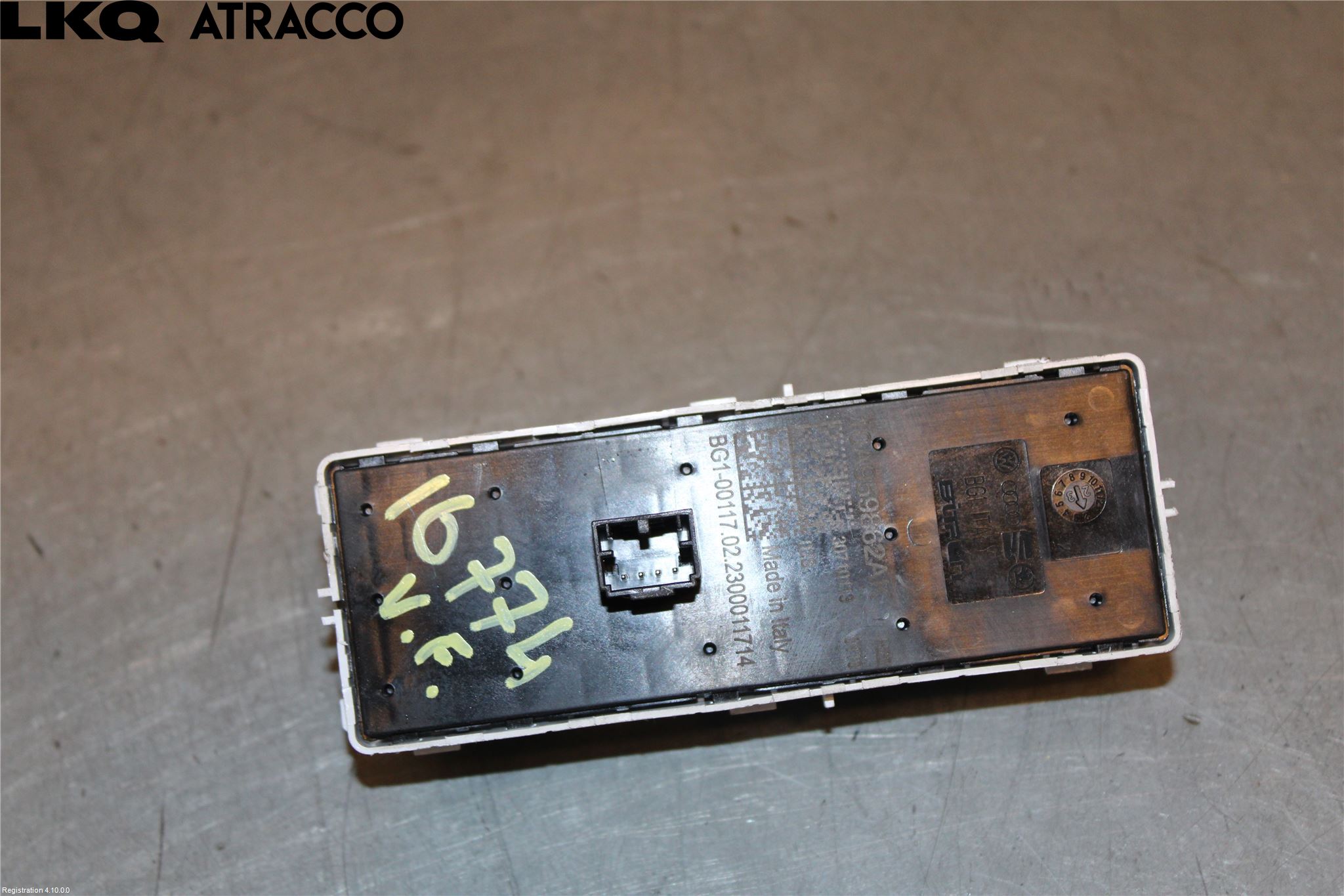 Volkswagen VW ID BUZZ/CARGO 22- Bryter Vindusheis