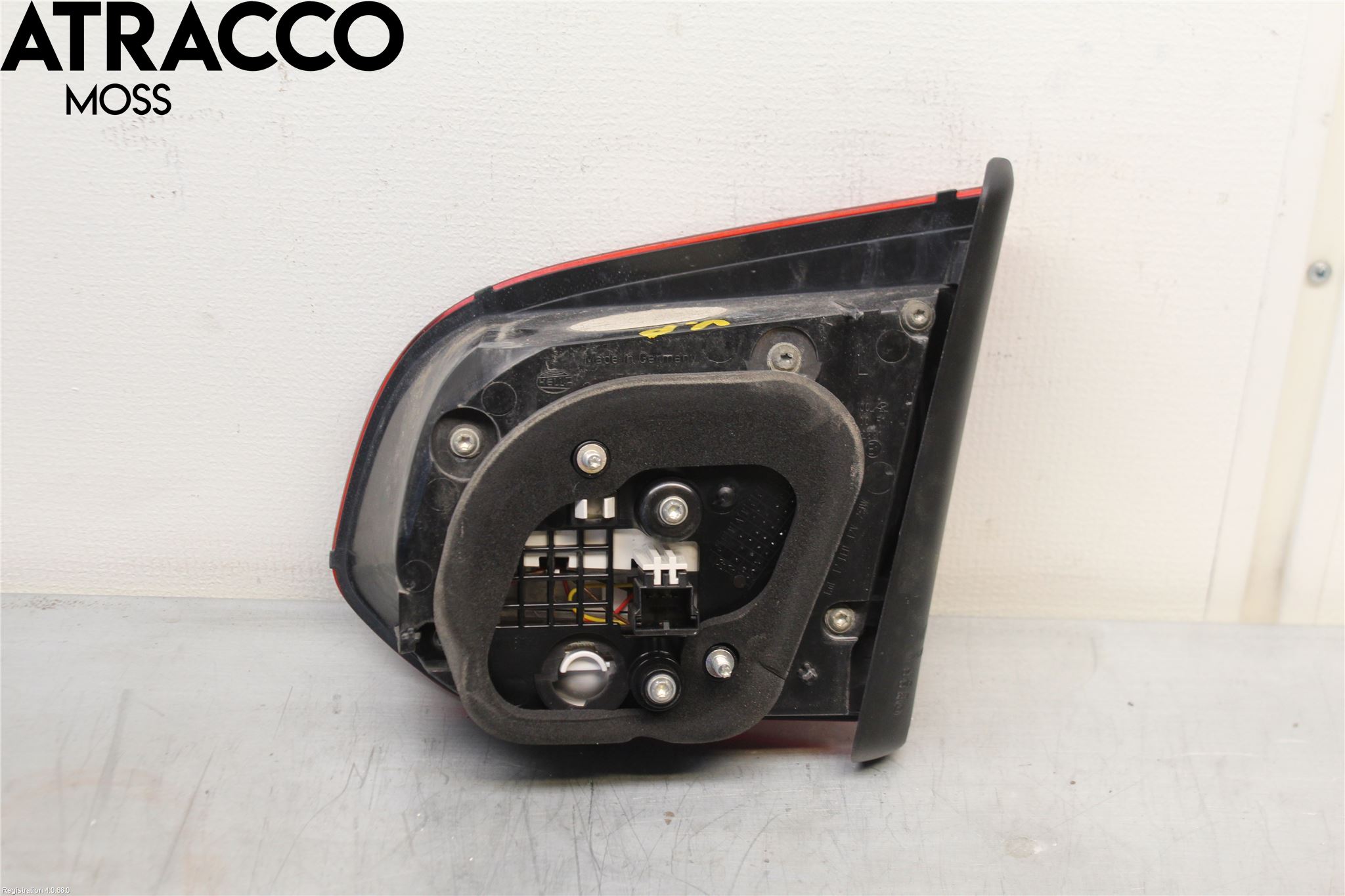 Volkswagen VW GOLF VI 09-13 Baklykt Venstre  På Luke(Indre