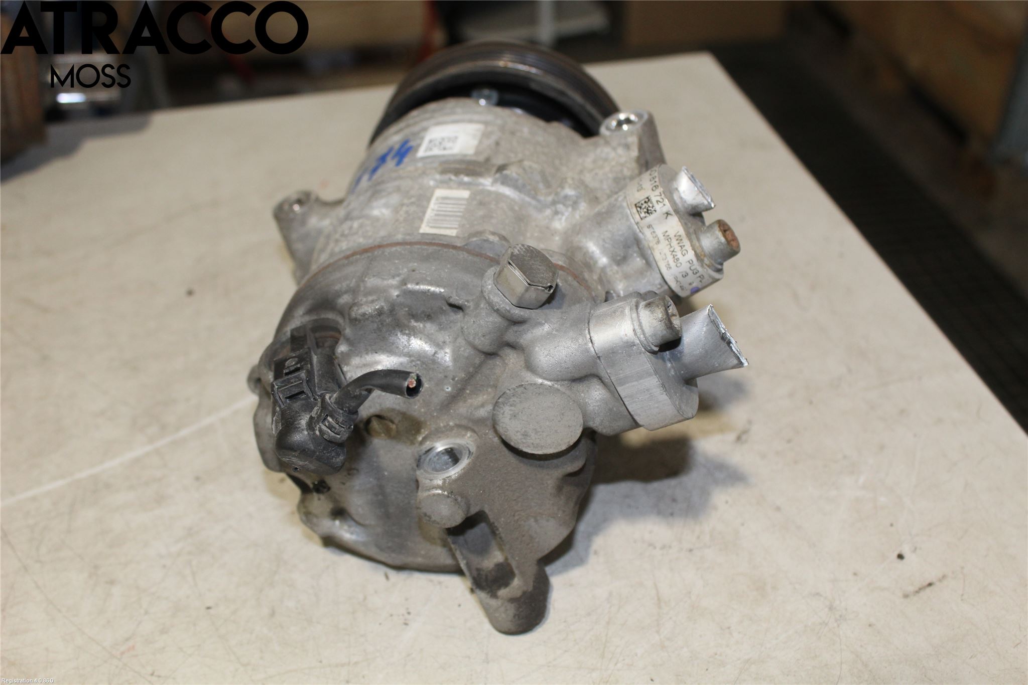 Volkswagen VW GOLF / E-GOLF VII 13-20 Varme Ac Kompressor