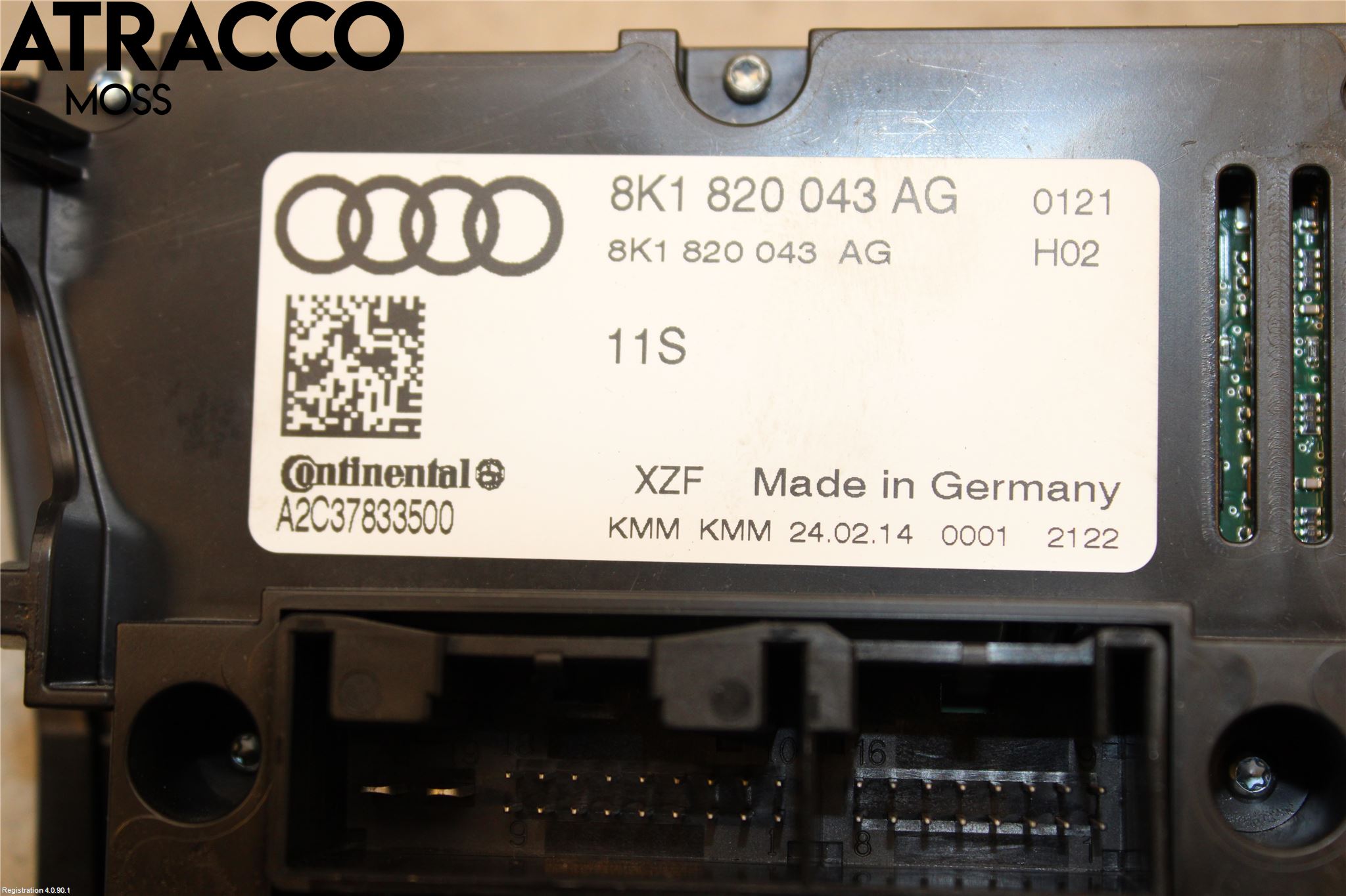 Audi A4 12-15 Varme Ac Betjening-Display