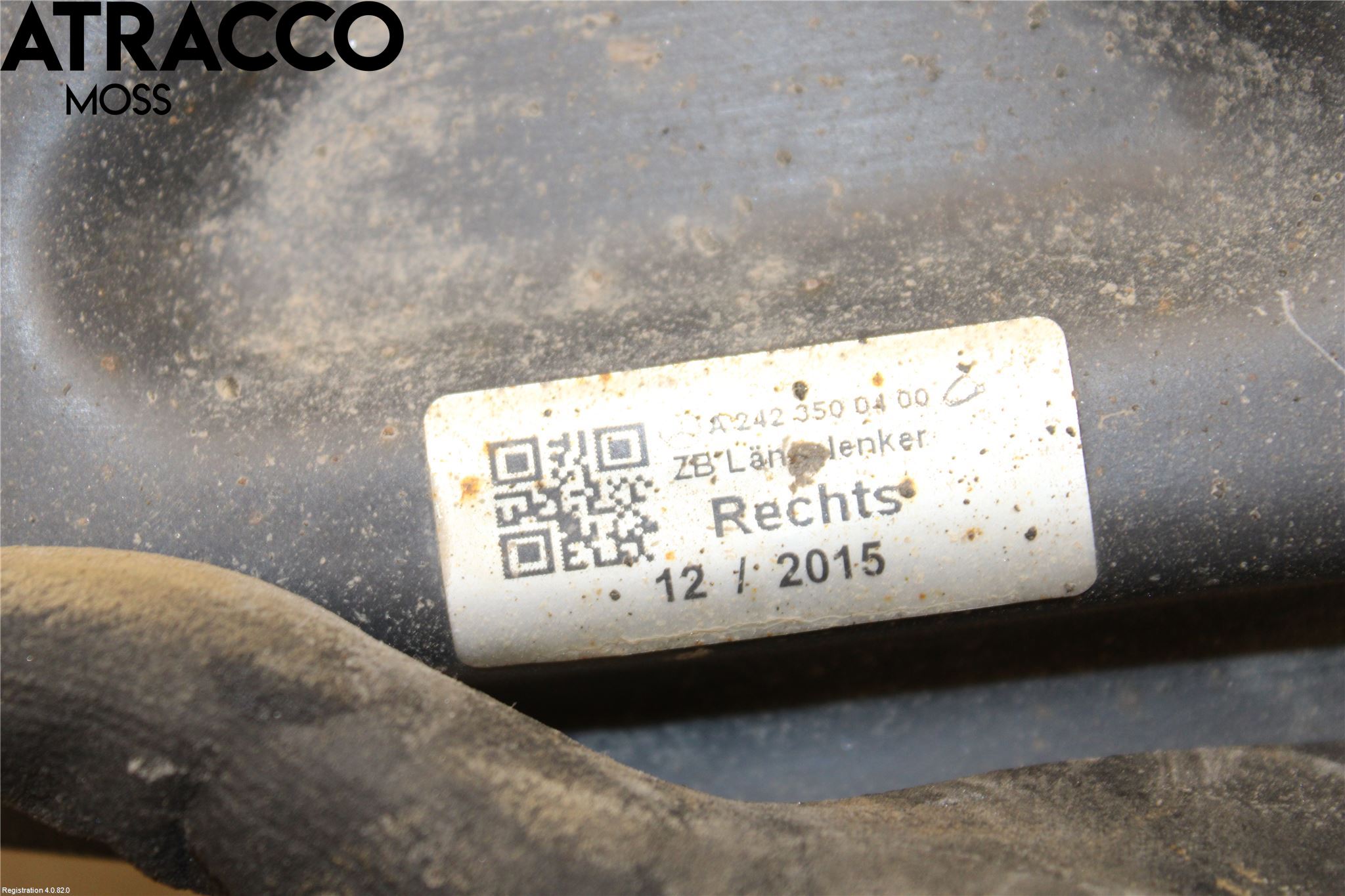 Mercedes-Benz MB B-KLASS (W246/W242) 12-19 Bærearm Bak Høyre