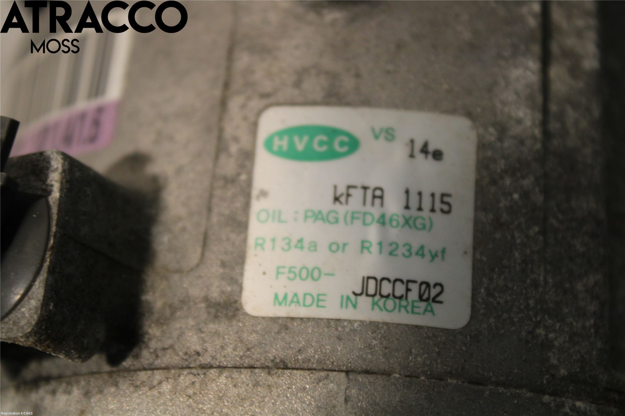 Kia CEED 12-18 Varme Ac Kompressor