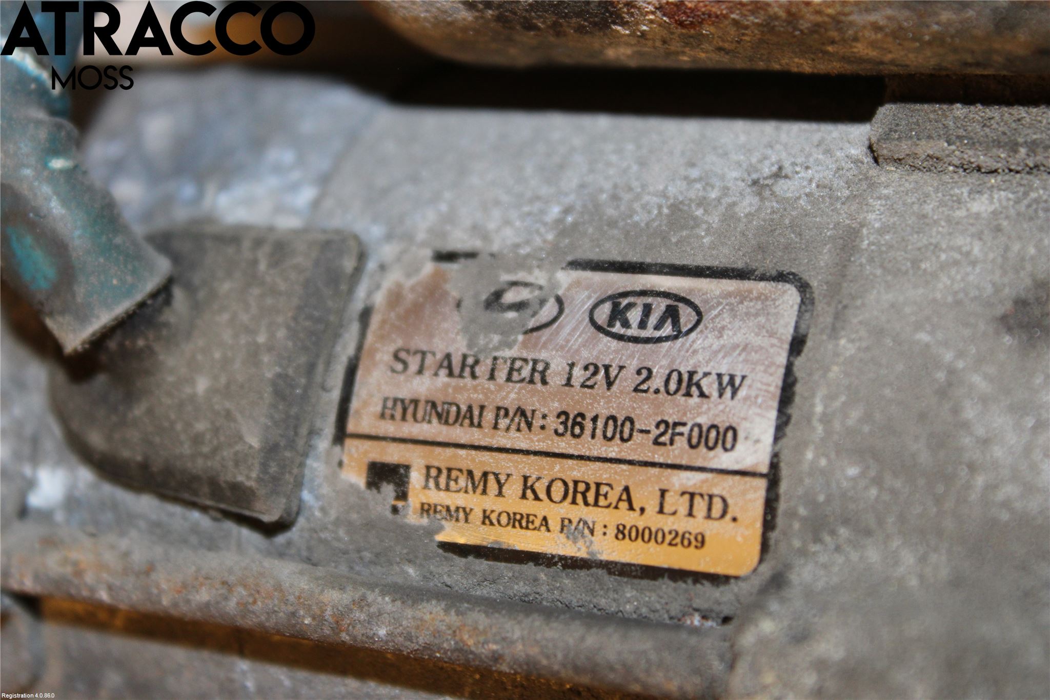 Kia SPORTAGE (SL) 11-15 Startmotor Diesel