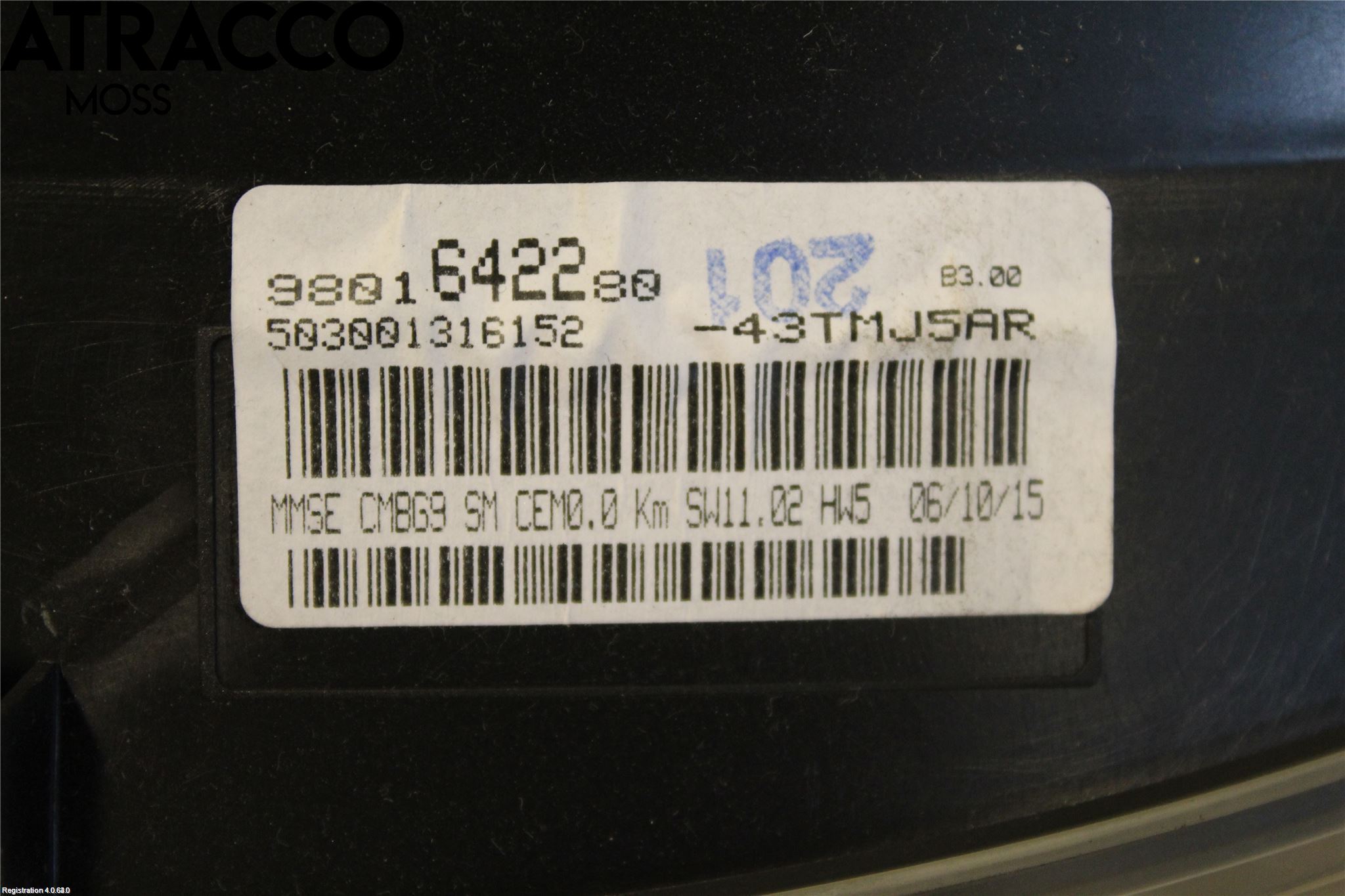 Peugeot PARTNER 16-18 Instr Kombinert