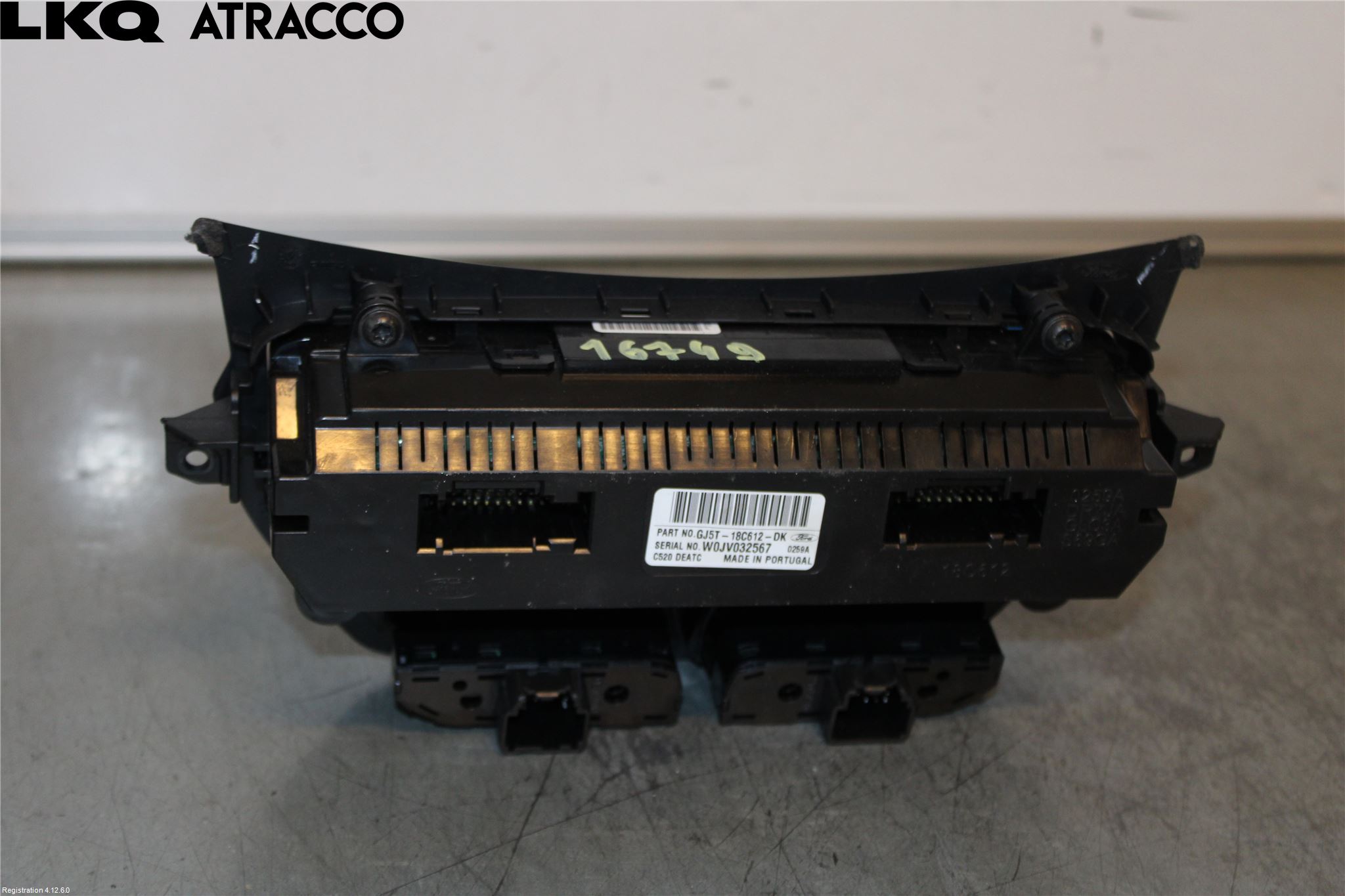 Ford KUGA 13-16 Varme Ac Betjening-Display