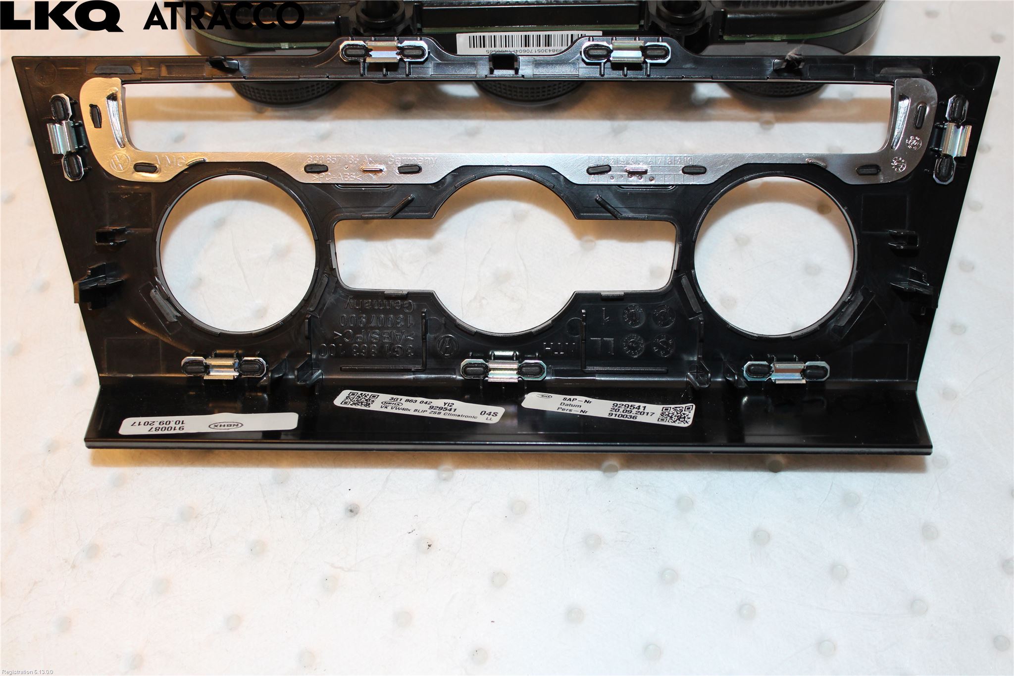 Volkswagen VW PASSAT 15-19 Varme Ac Betjening-Display