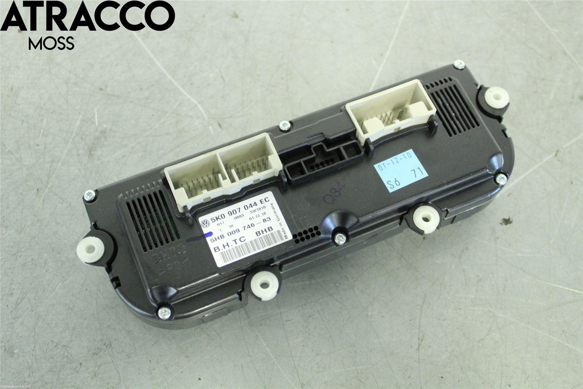 Volkswagen VW GOLF VI 09-13 Varme Ac Betjening-Display