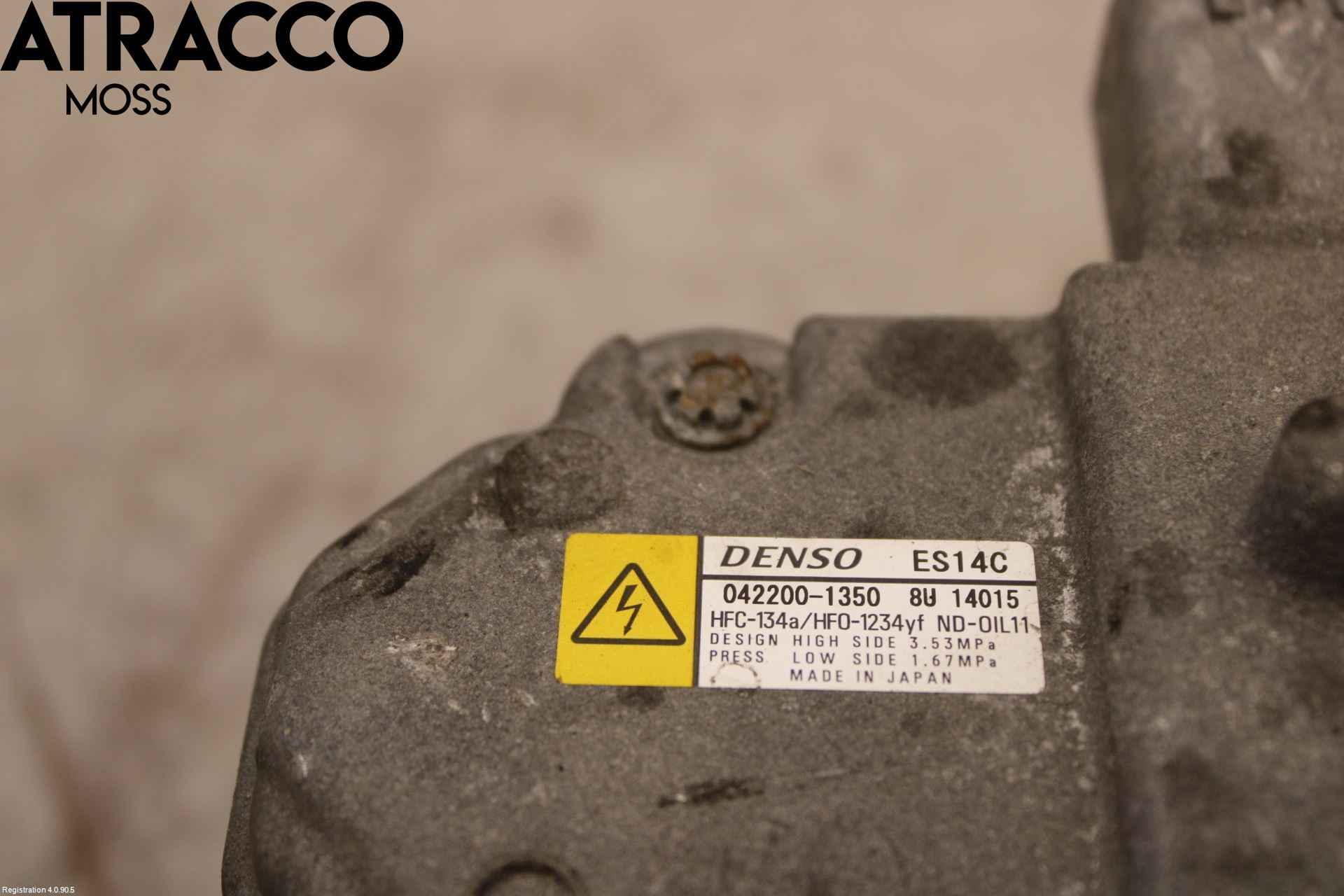 Toyota YARIS XP130 15-20 Varme Ac Kompressor