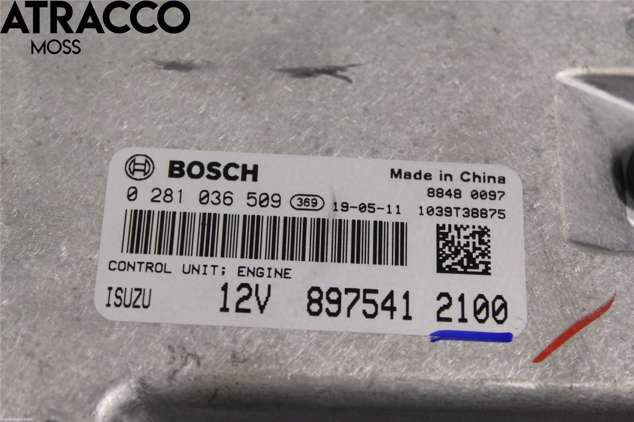 Isuzu D-MAX Styreenhet Innsprøytning