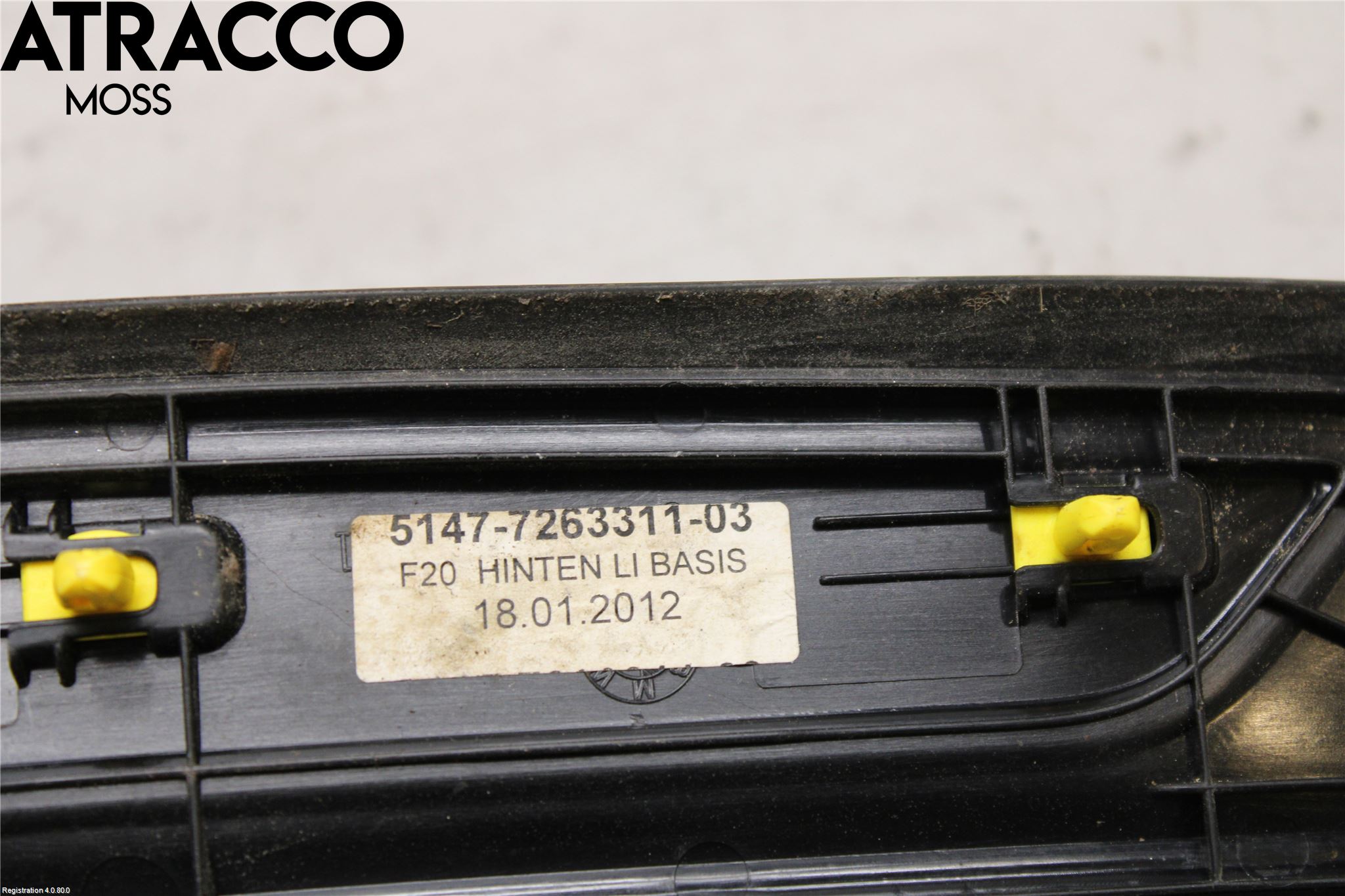 BMW 1 F20/F21 11-19 Innr Terskel Innstigning