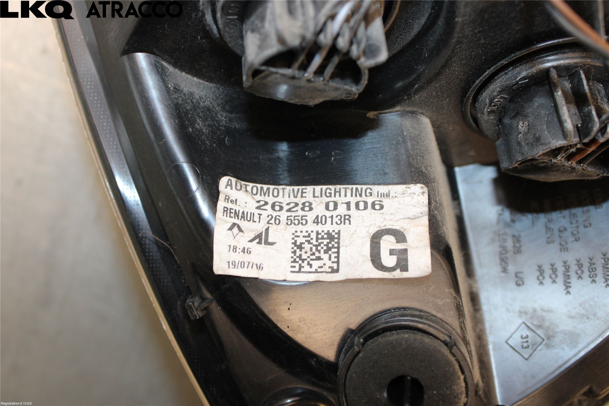 Renault ZOE/E-TECH 13- Baklykt Venstre