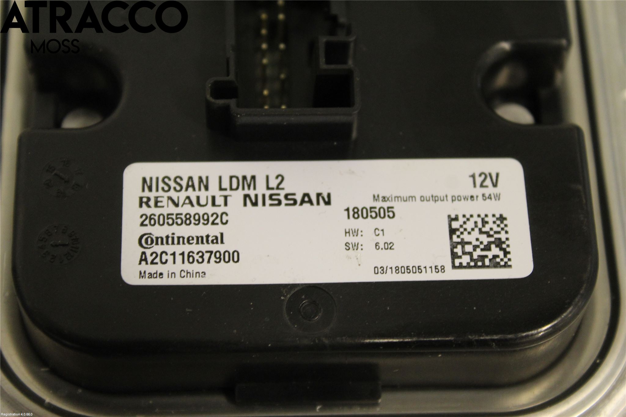 Nissan LEAF 18- Styreenhet Xenon