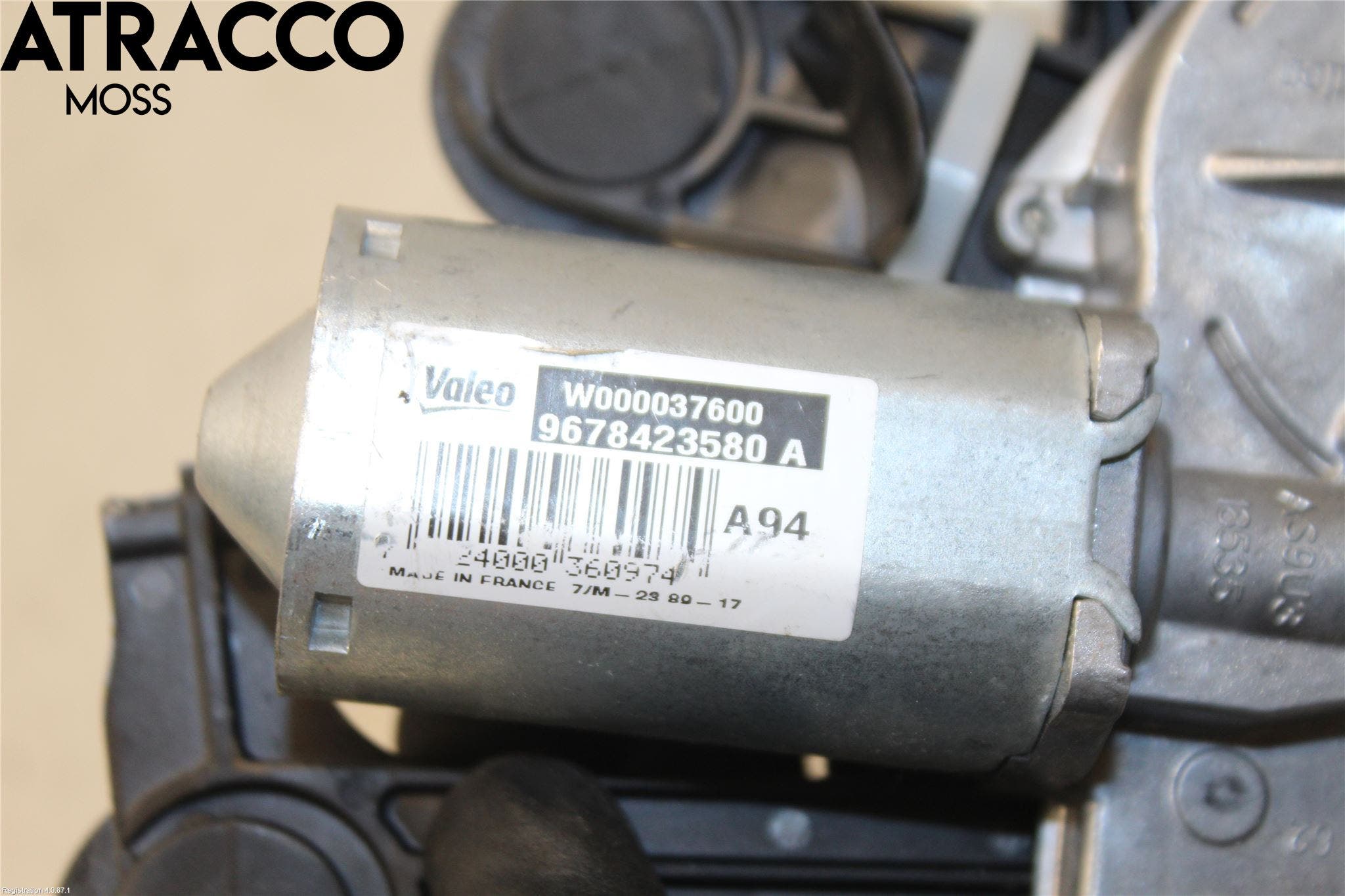 Peugeot 2008 13-20 Viskermotor Bakluke