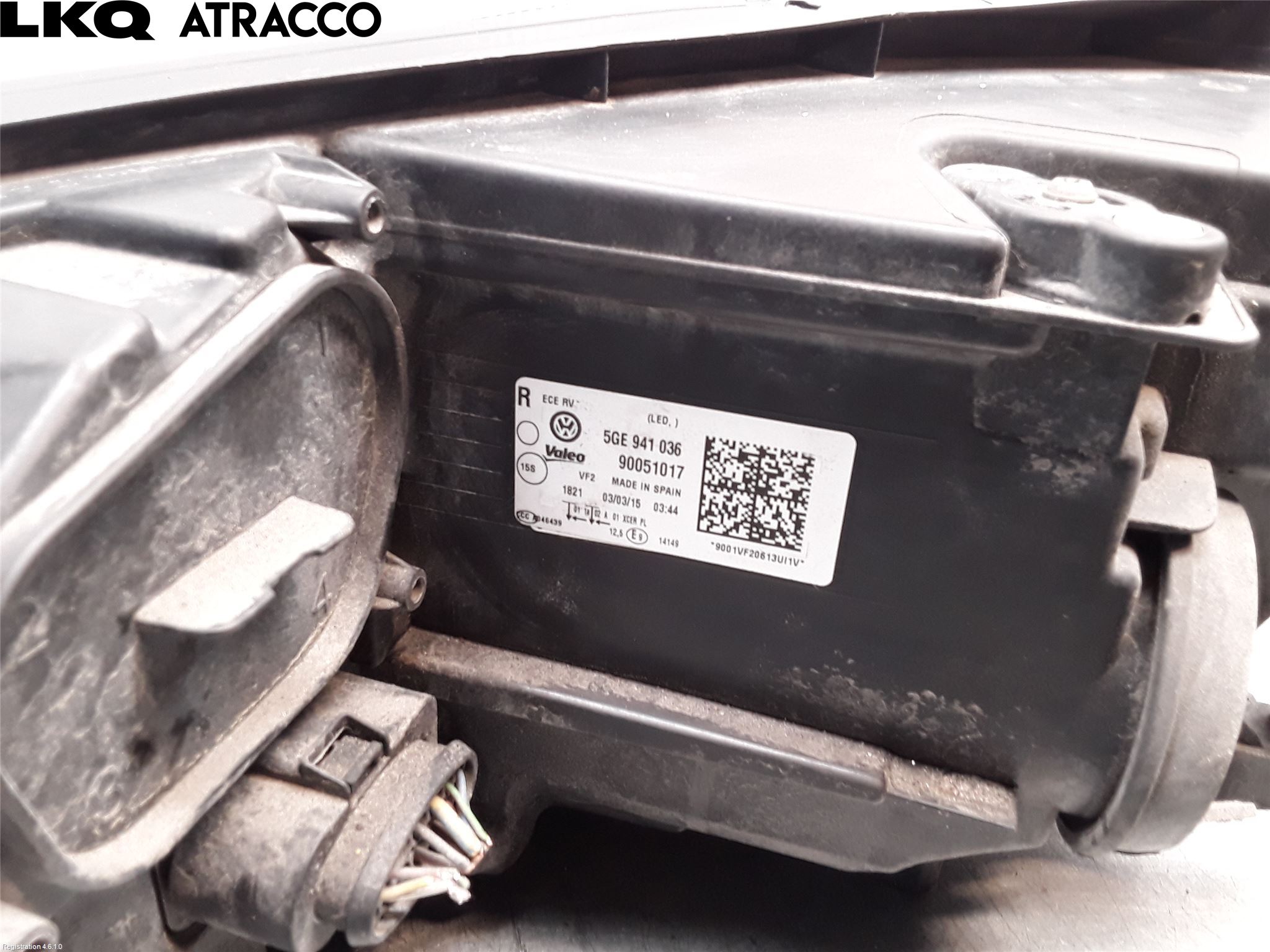 Volkswagen VW GOLF / E-GOLF VII 13-20 Frontlykt Høyre