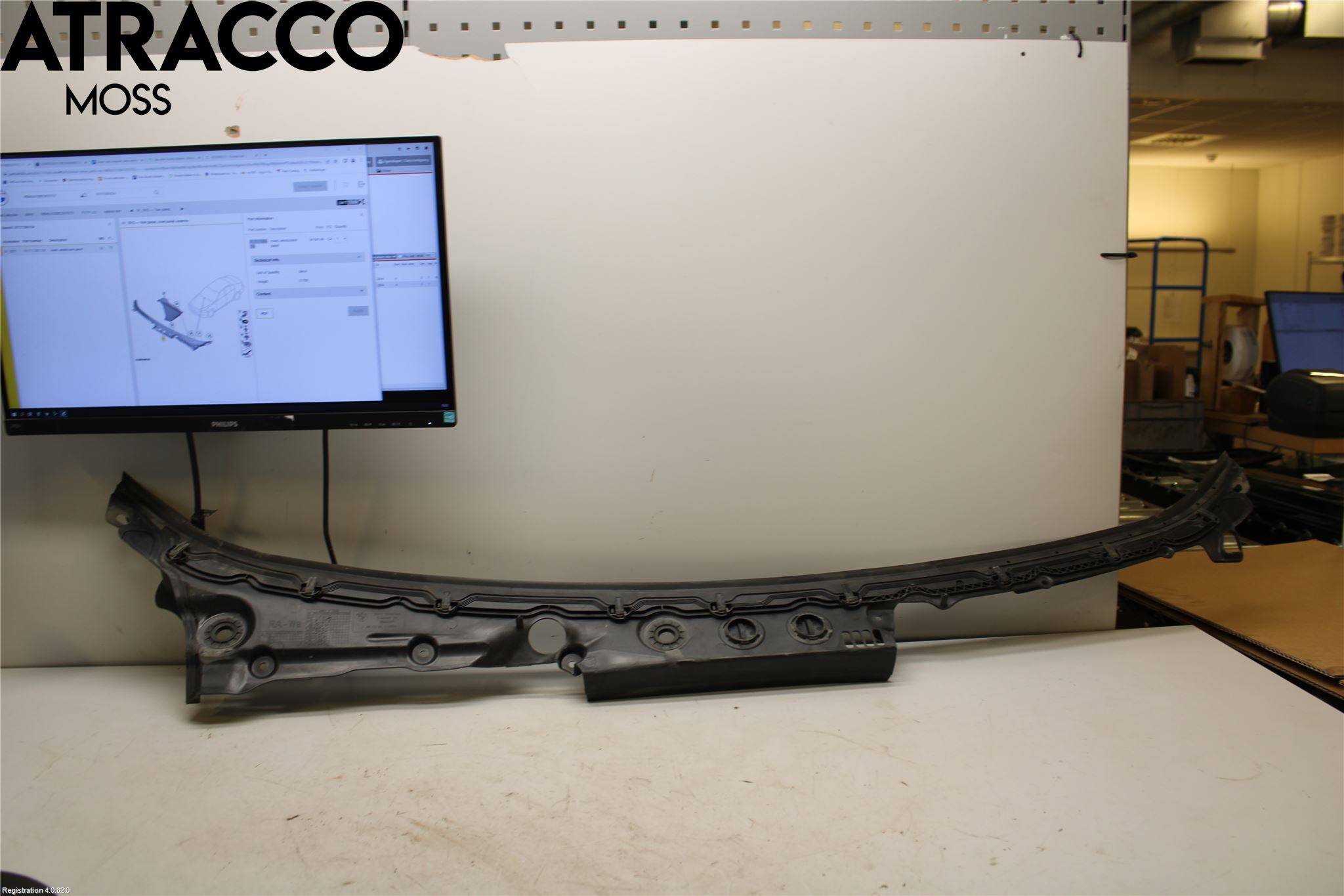 BMW 5 F10/F11/F18 09-17 Visker Deksel-Grill-Under Frr