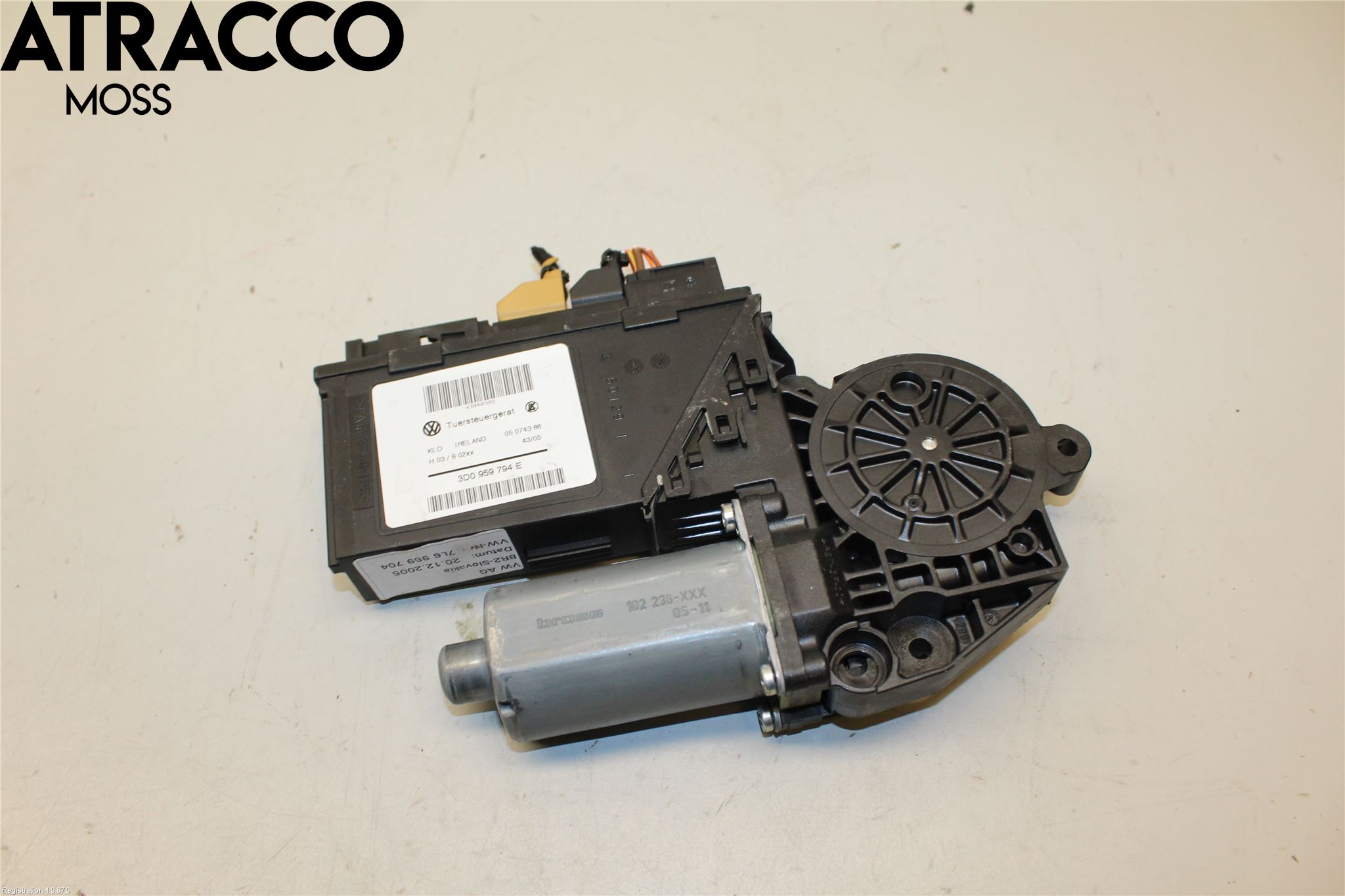 Volkswagen VW TOUAREG 7L 03-10 Vindusheismotor