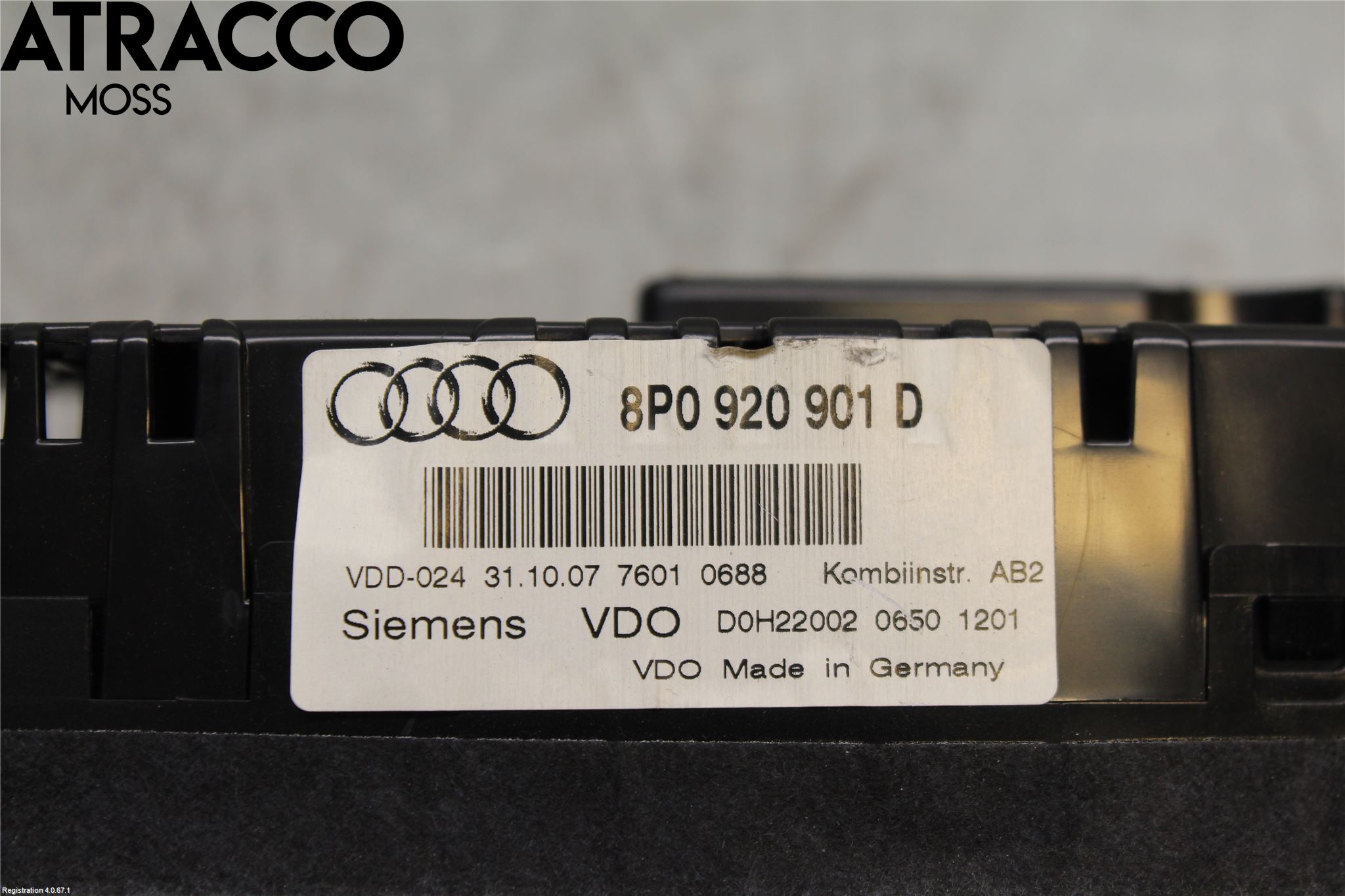 Audi A3/S3 05-13 Instr Kombinert
