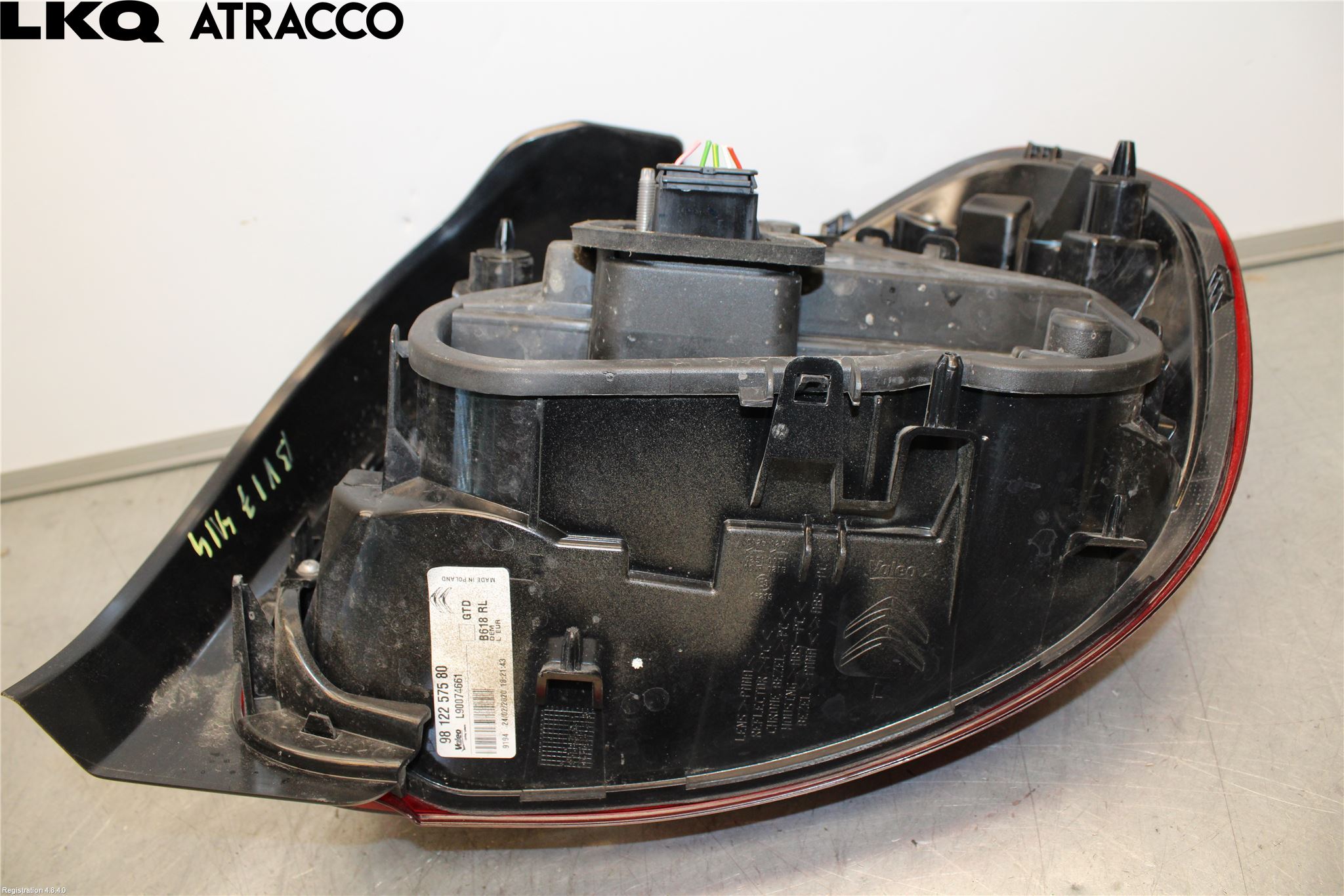 Citroen COTROEN C3 17-24 Baklykt Venstre
