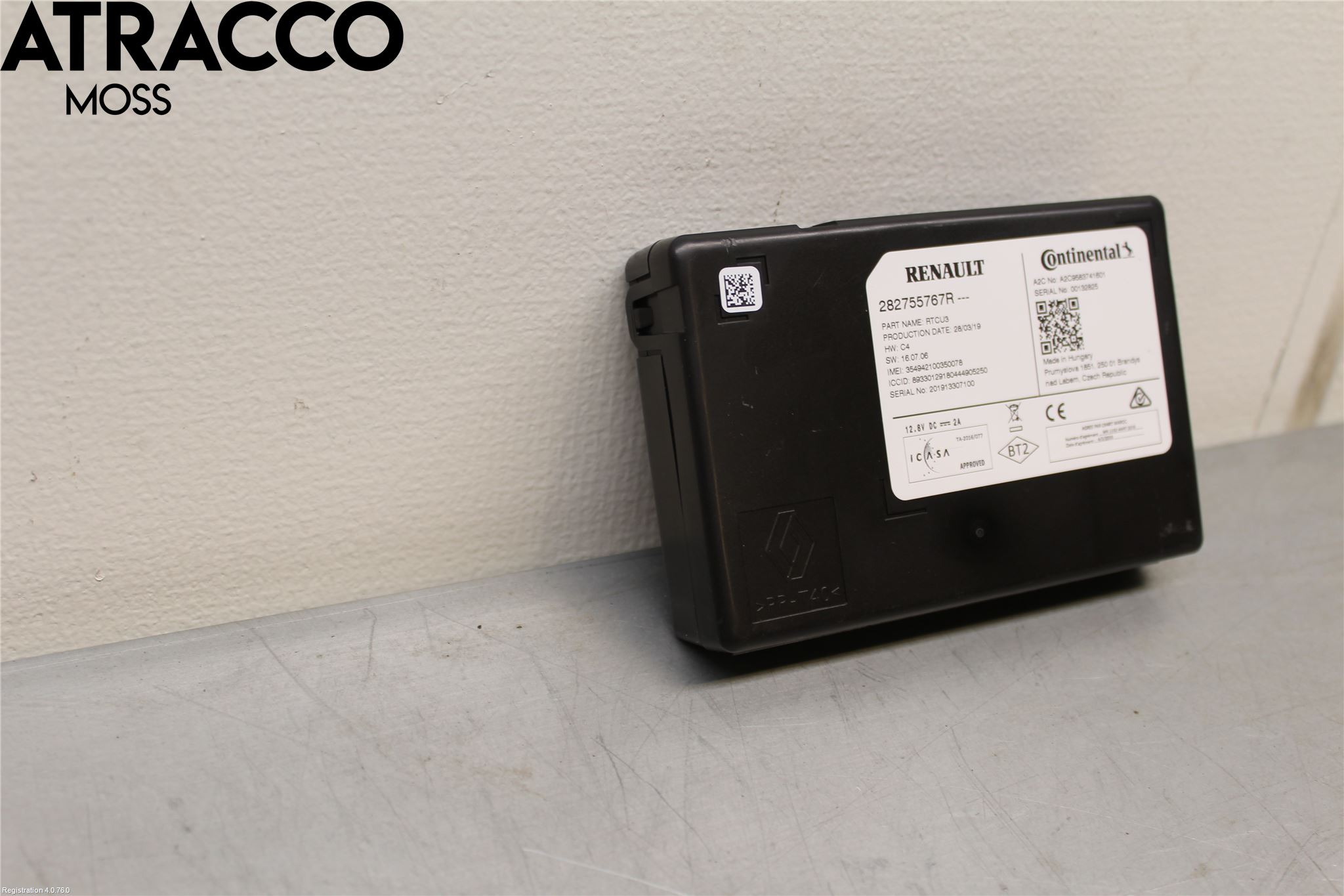 Renault ZOE/E-TECH 13- Styreenhet Øvrig