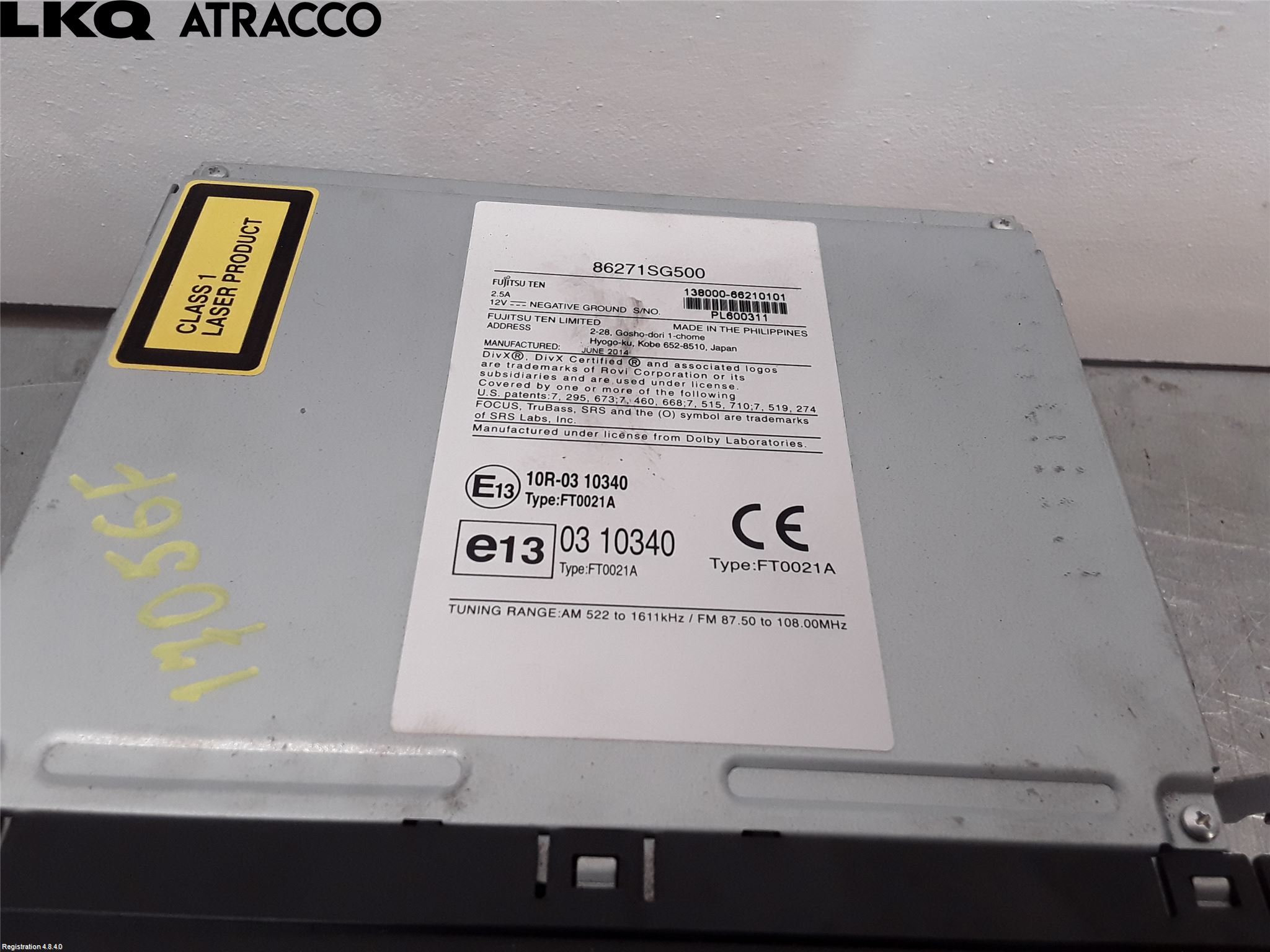 Subaru FORESTER SJ 13-18 Stereo Radio