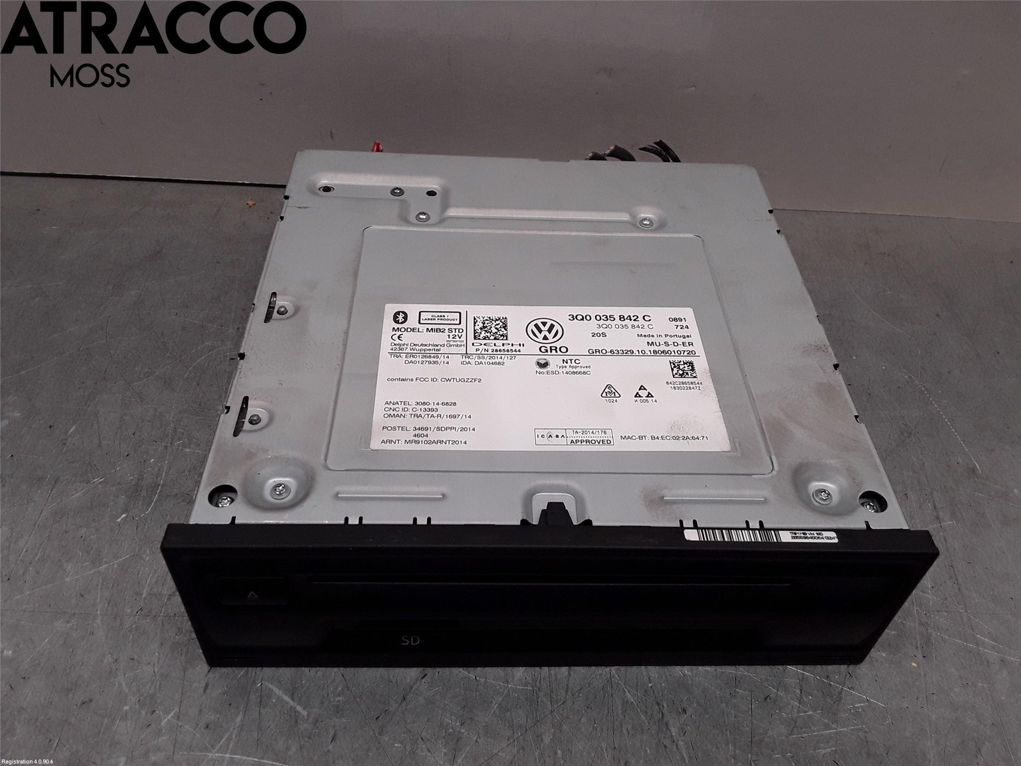 Volkswagen VW TOURAN 16- Styreenhet Øvrig