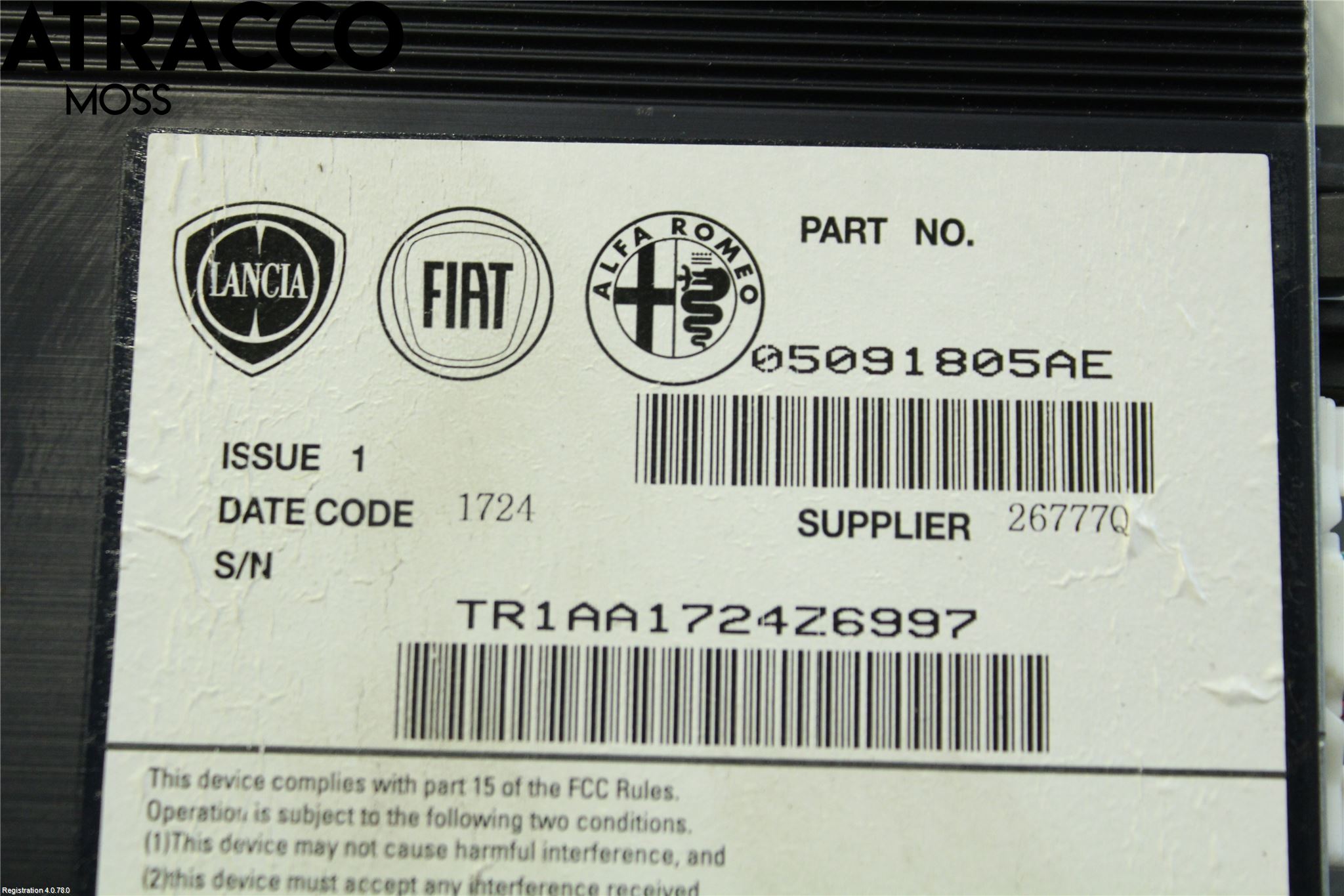 Fiat 500 07- Stereo Forsterker