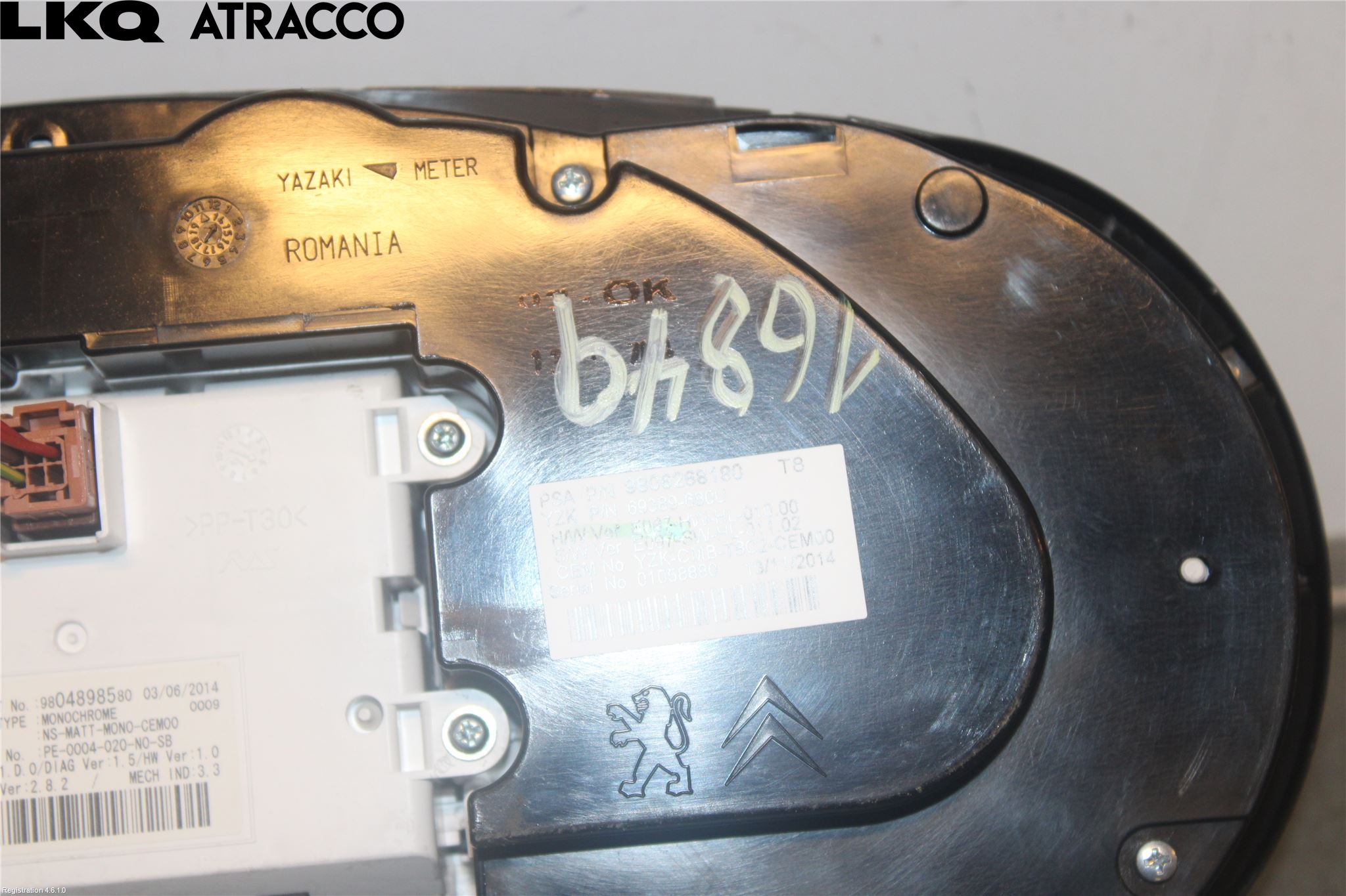 Peugeot 3008 09-16 Instr Kombinert