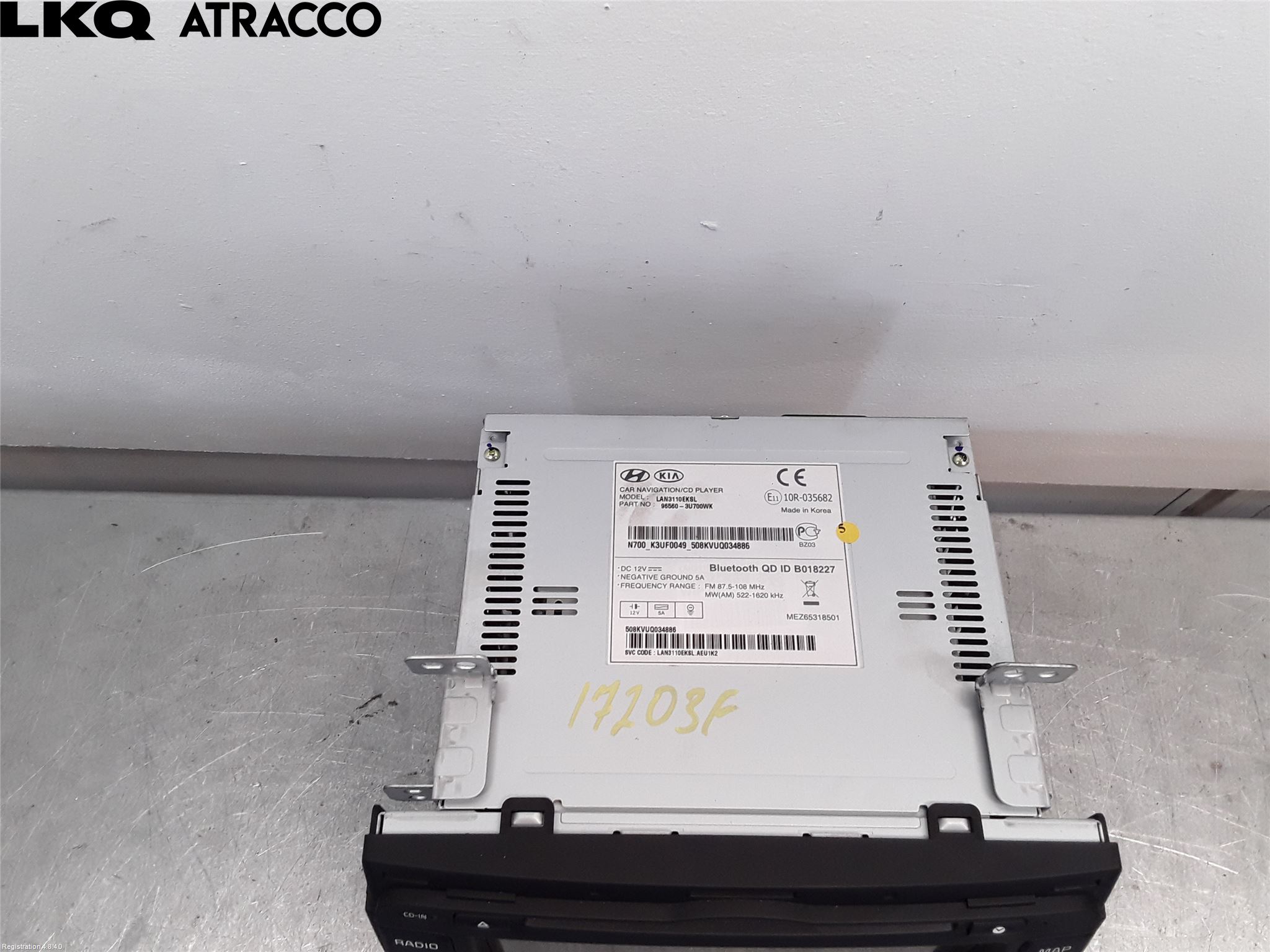Kia SPORTAGE (SL) 11-15 Stereo Radio