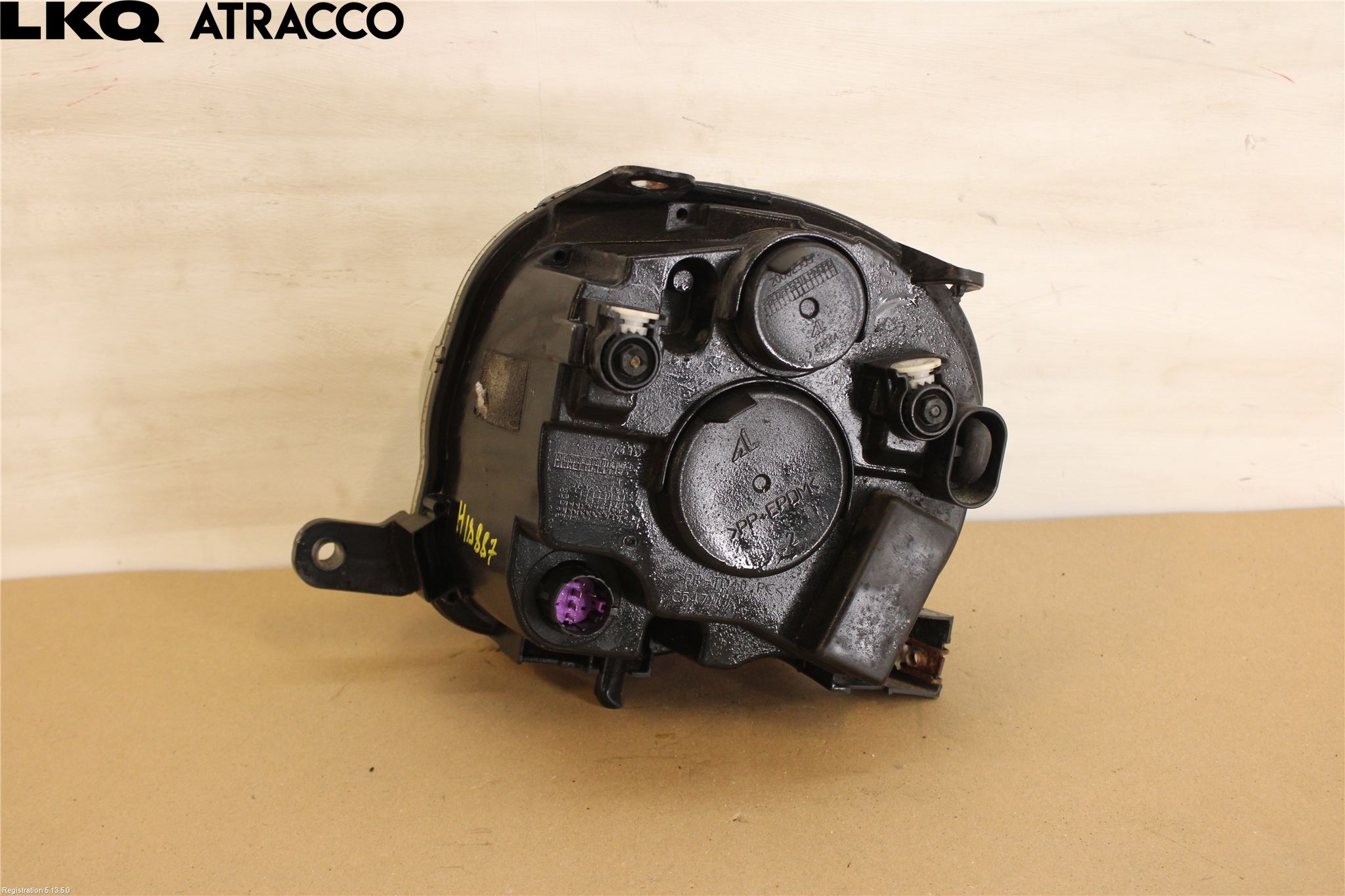 Fiat 500 07- Frontlykt Høyre