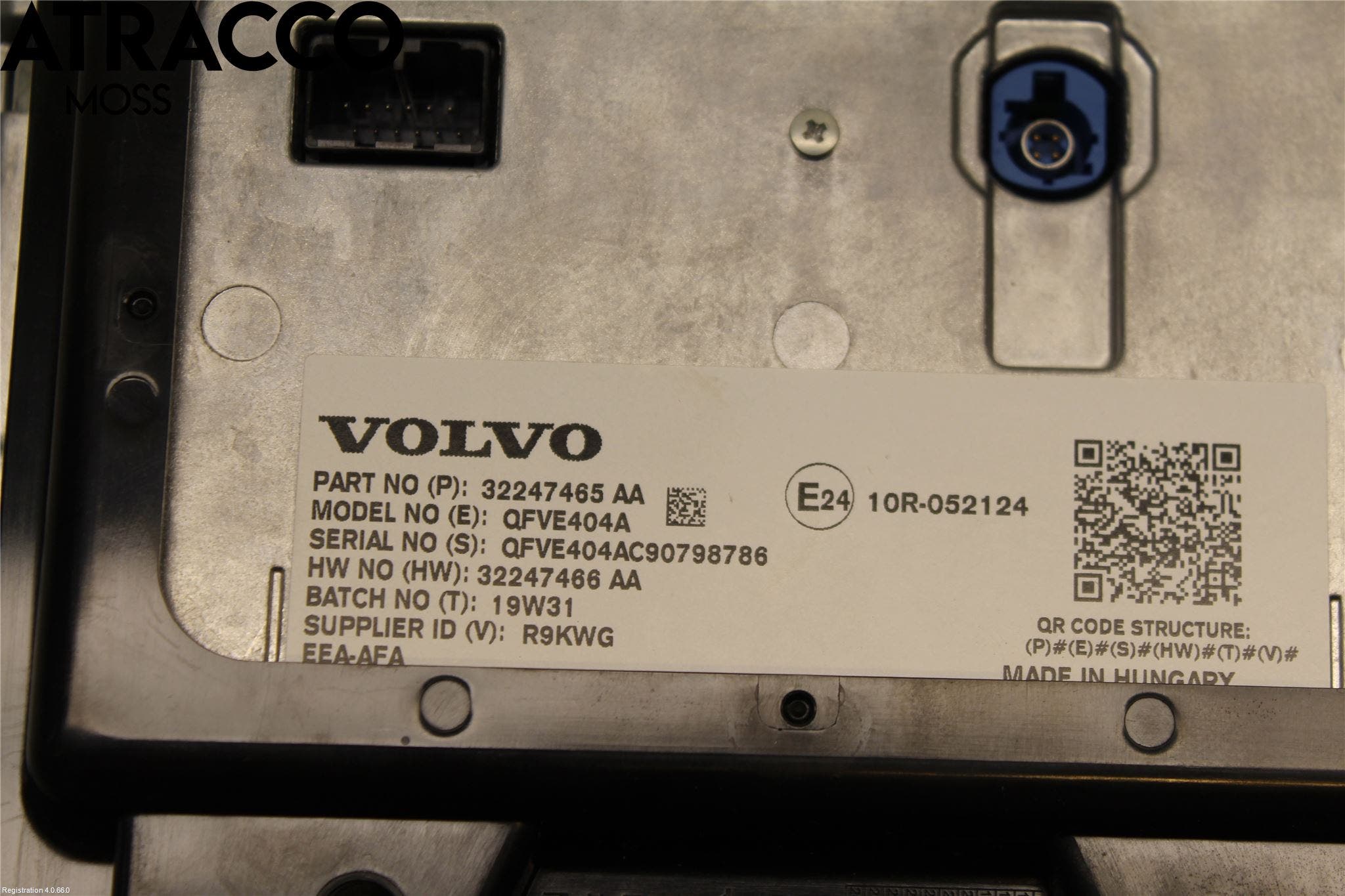 Volvo S60 14-18 Multifunktionsdisplay