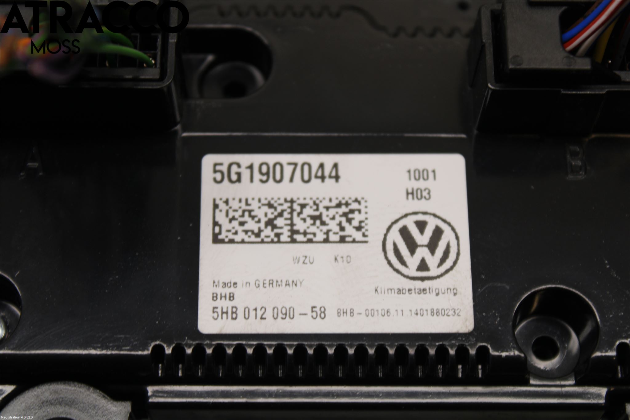 Volkswagen VW PASSAT 15-19 Varme Ac Betjening-Display