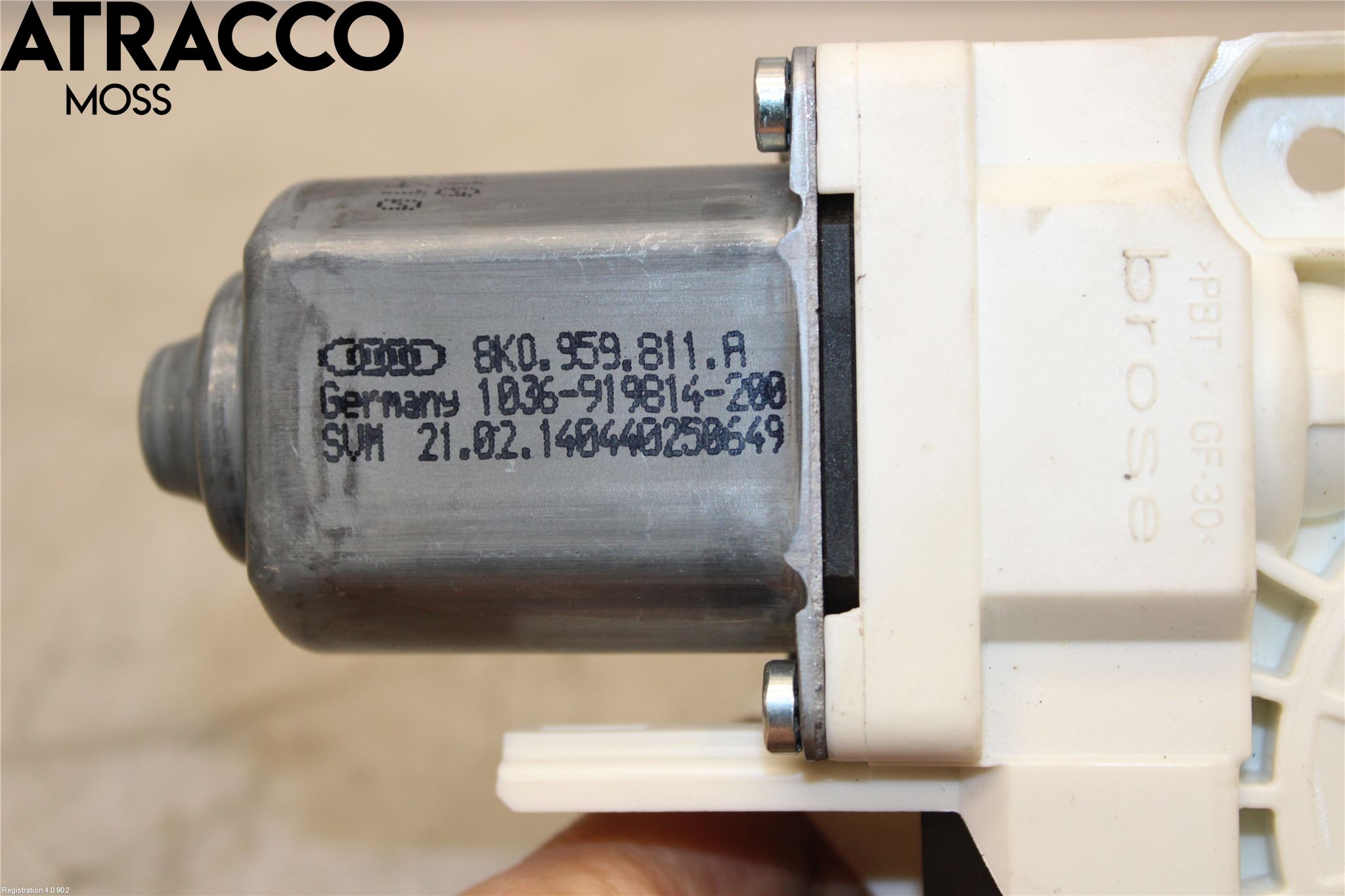 Audi A4 12-15 Vindusheismotor