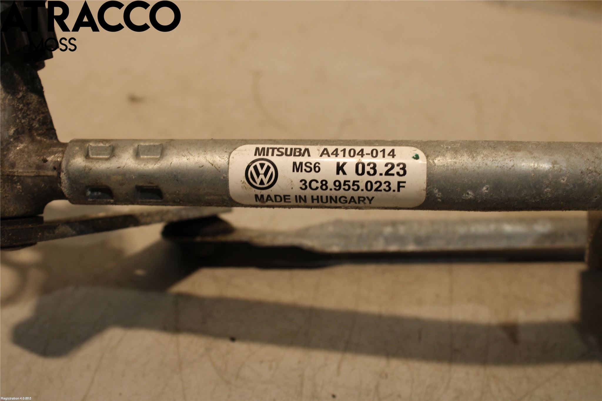 Volkswagen VW PASSAT CC 08-16 Viskeroverføring Frontrute