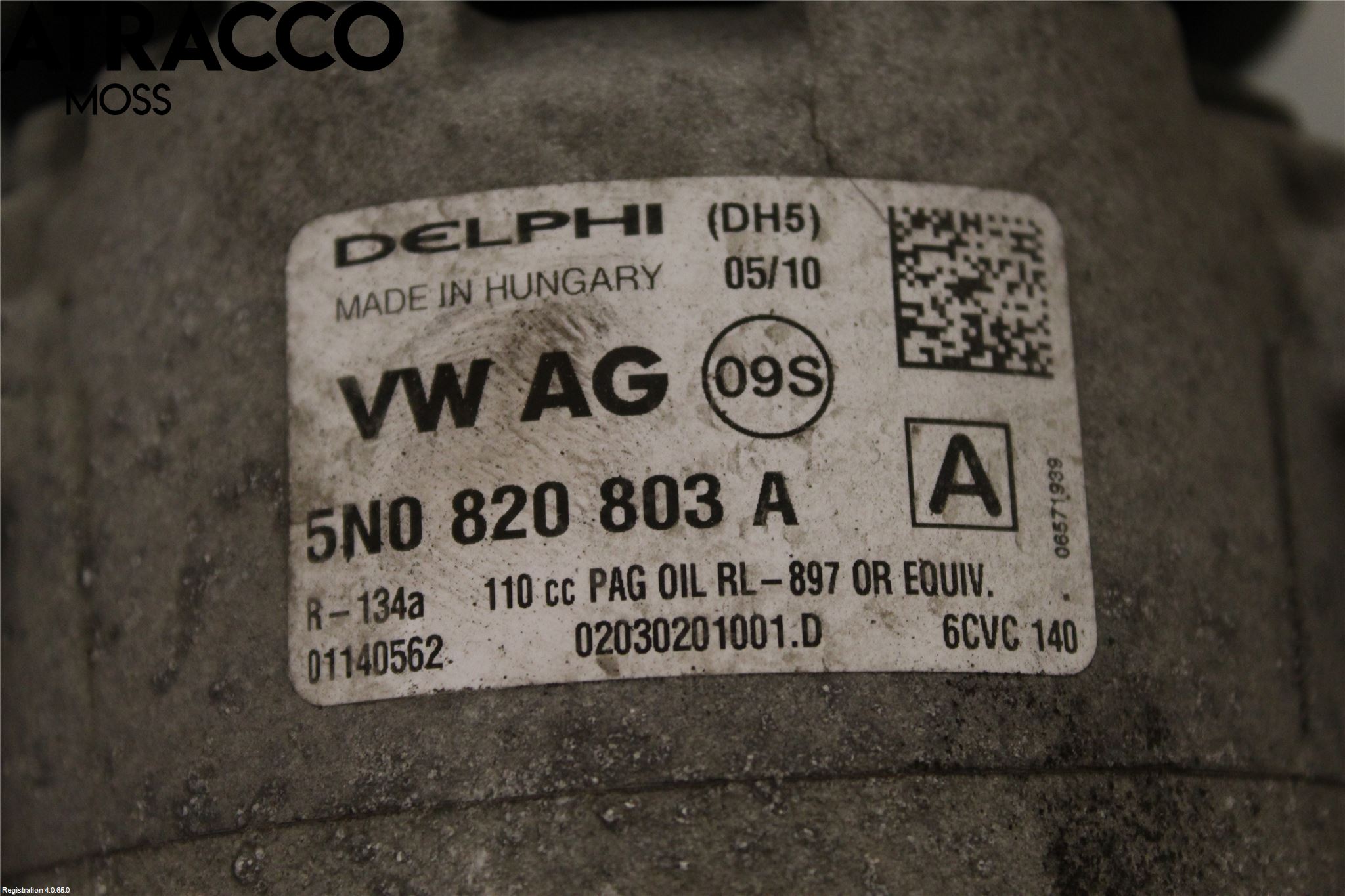 Volkswagen VW POLO 10-17 Varme Ac Kompressor