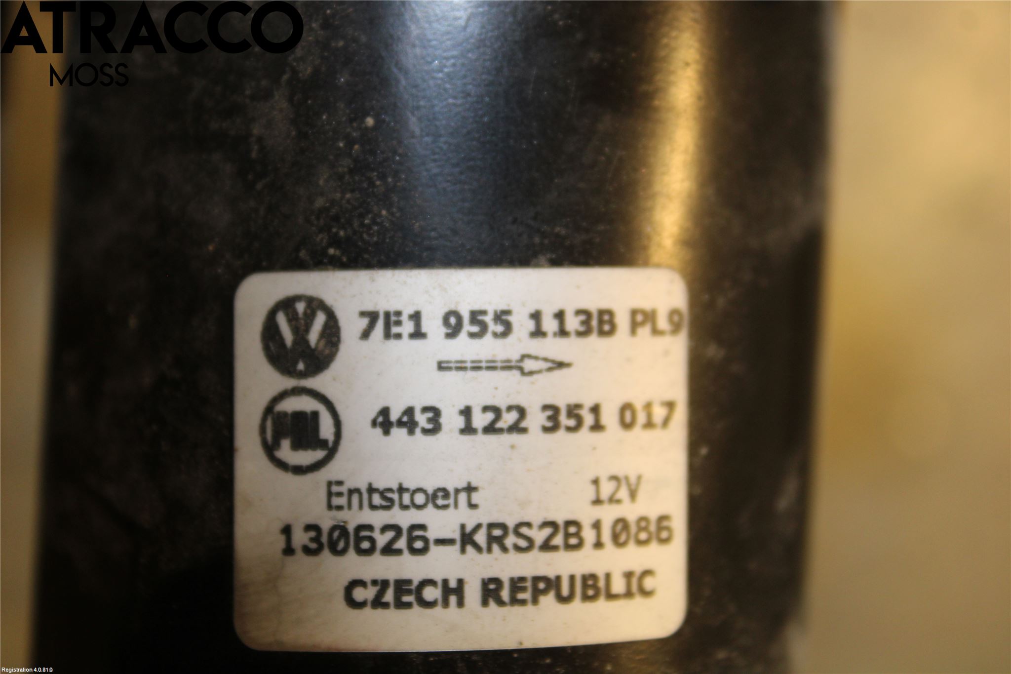 Volkswagen VW TRANSP/CARAVELLE (T5) 04-15 Viskermotor Frontrute