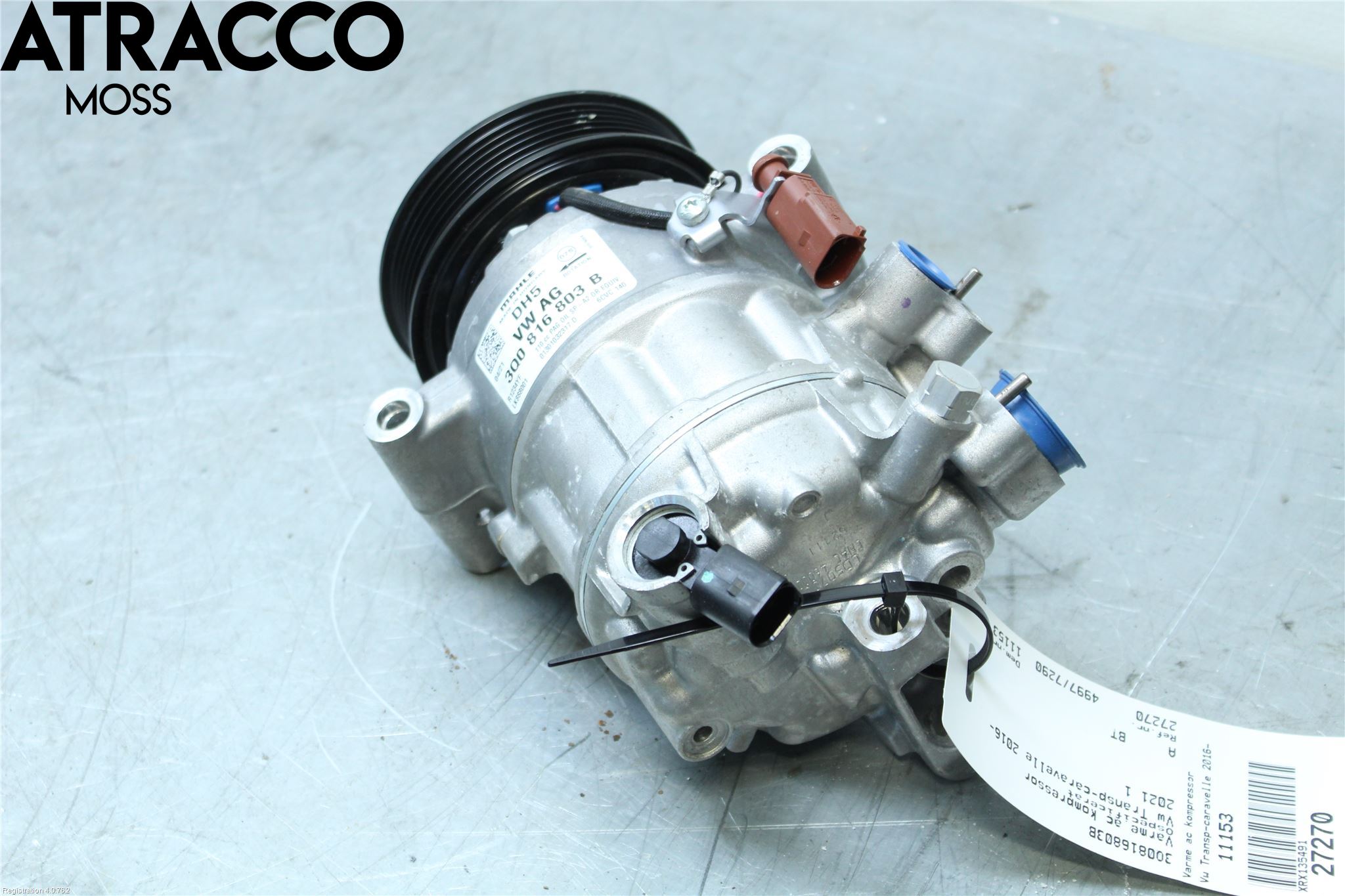 Volkswagen VW TRANSP/CARAVELLE (T6) 16-22 Varme Ac Kompressor