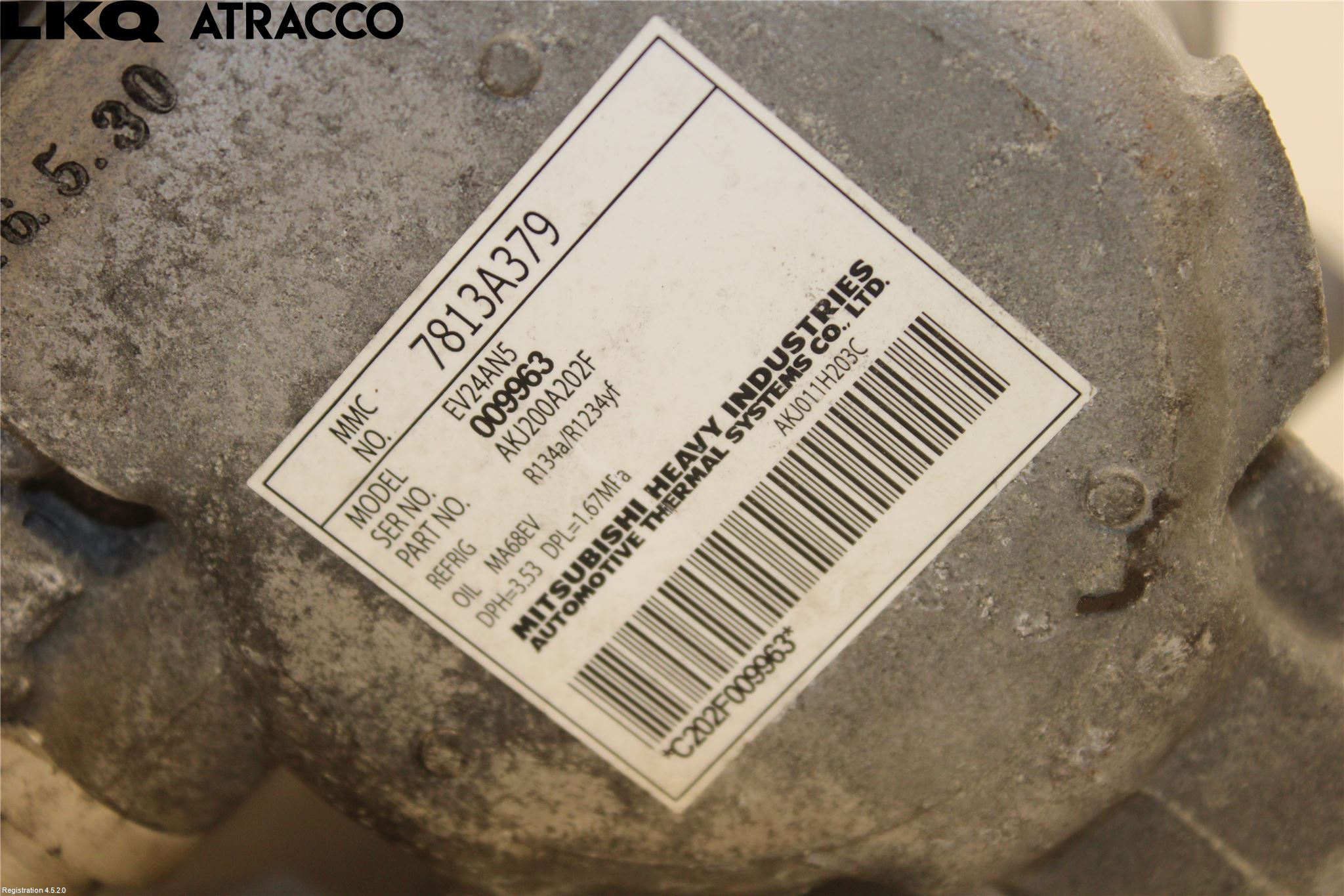 Mitsubishi OUTLANDER 13-21 Varme Ac Kompressor