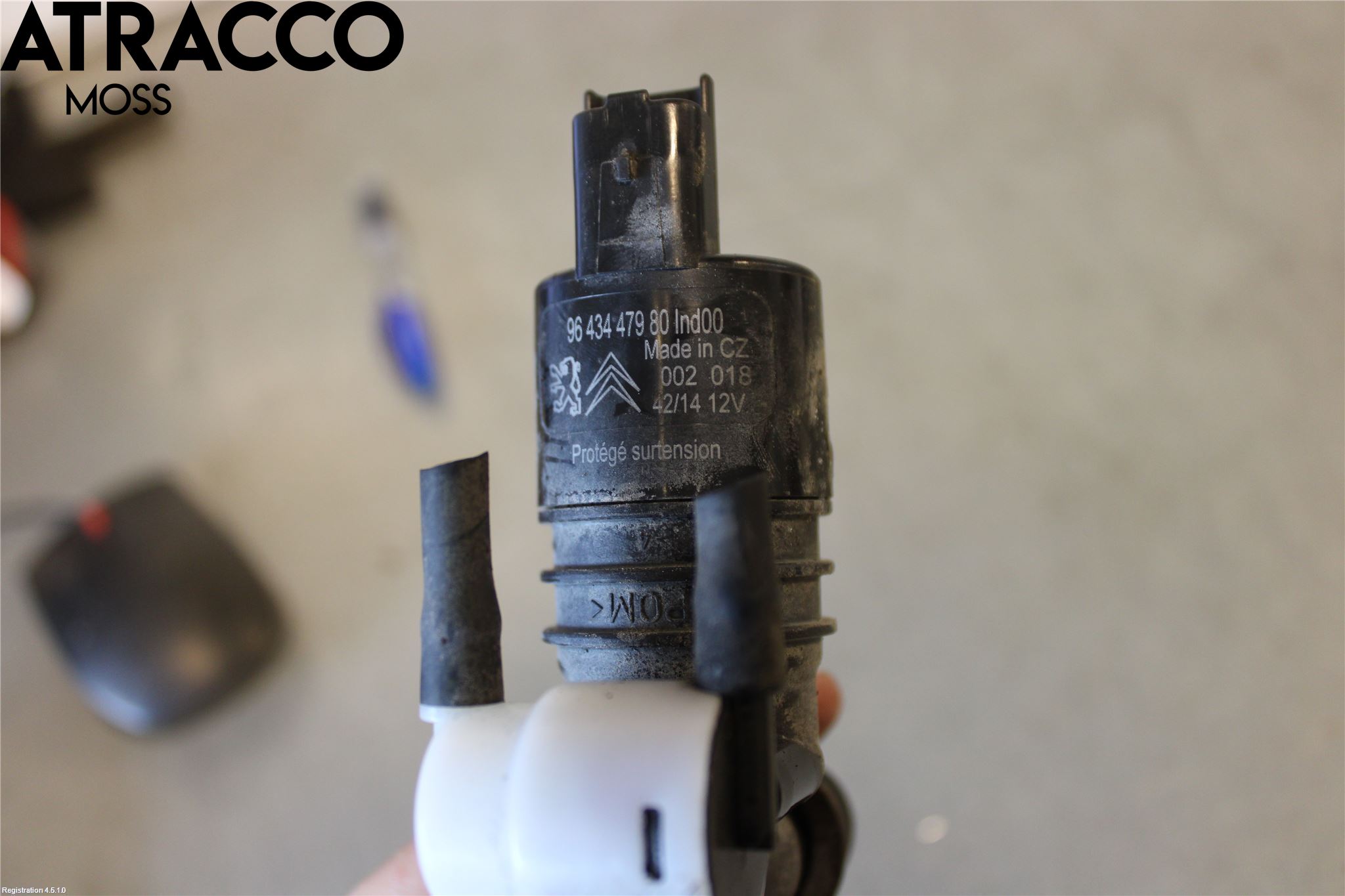 Peugeot 3008 09-16 Spylerpumpe Frontrute