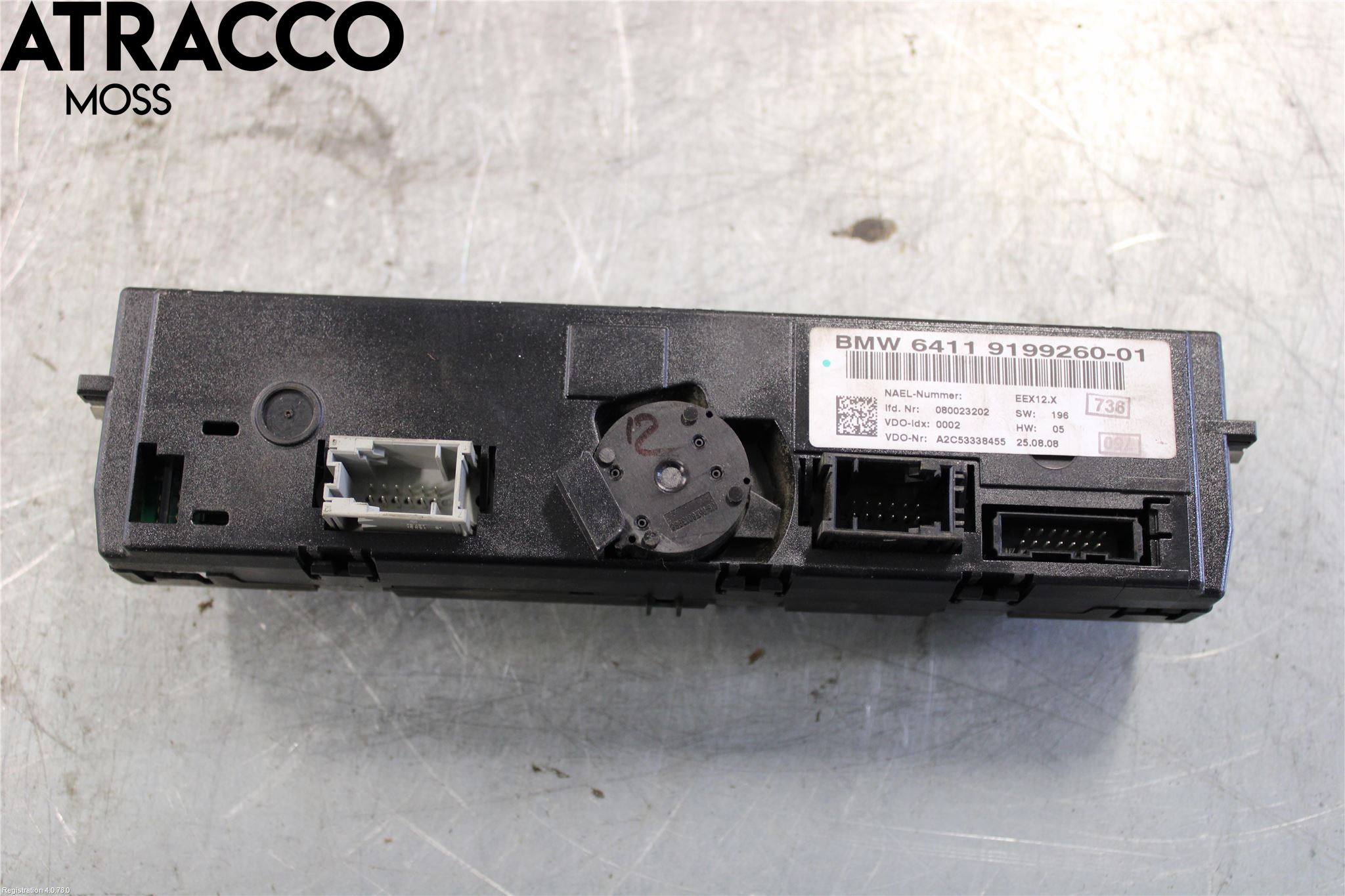 BMW 1 E87/81 5D/3D 03-11 Varme Ac Betjening-Display