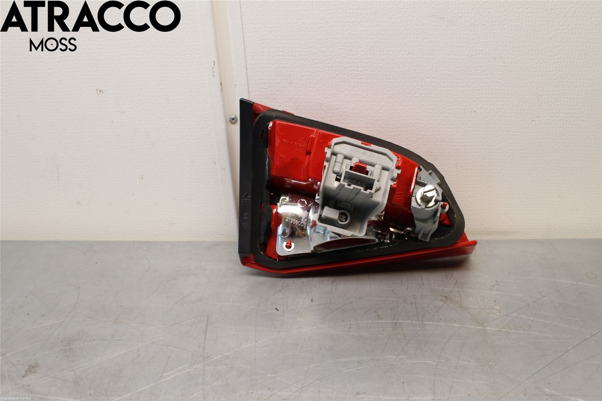 Audi A4/S4 08-11 Baklykt Høyre  På Luke(Indre)