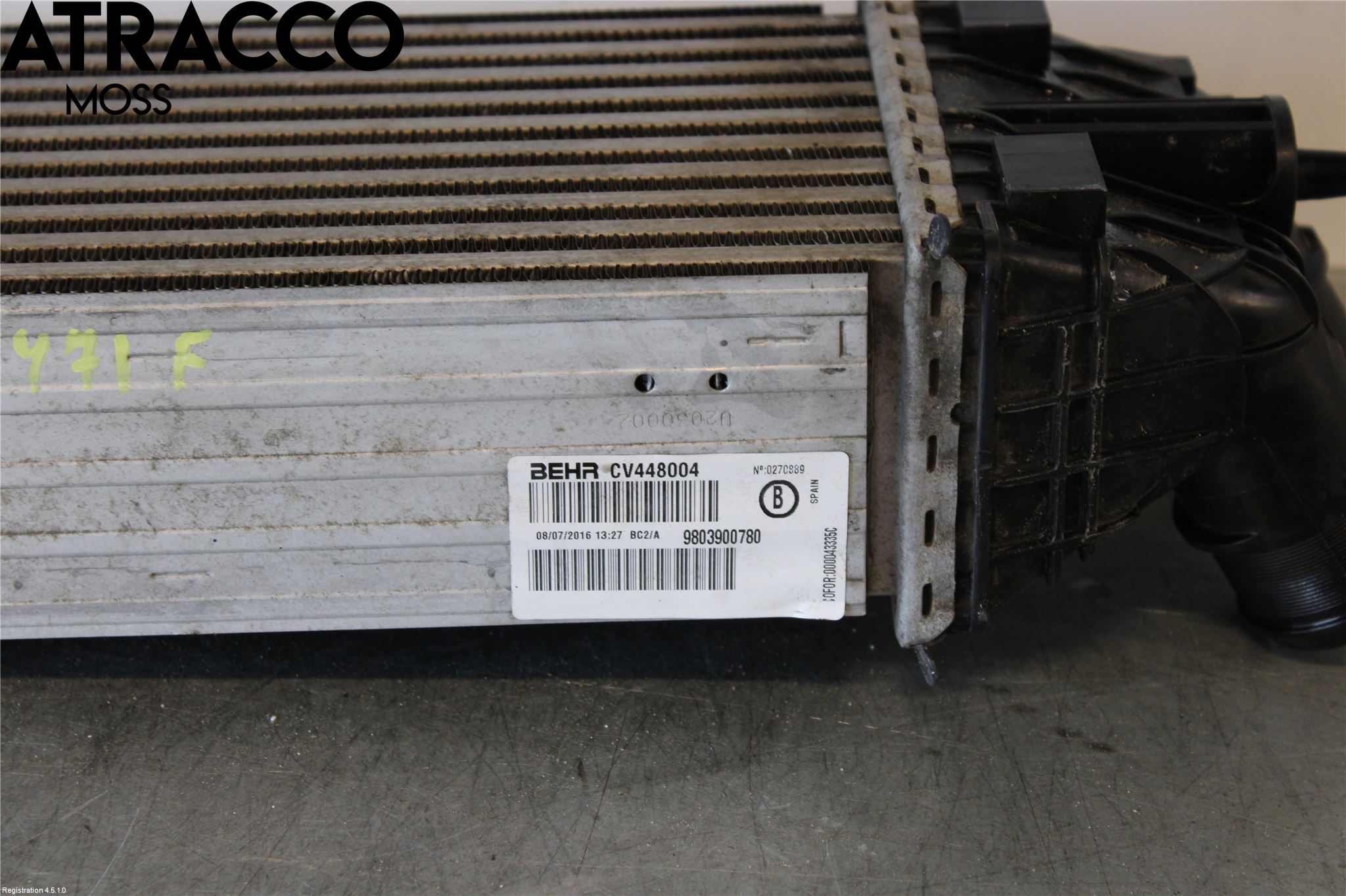 Citroen C4 CACTUS 14-20 Intercooler Radiator