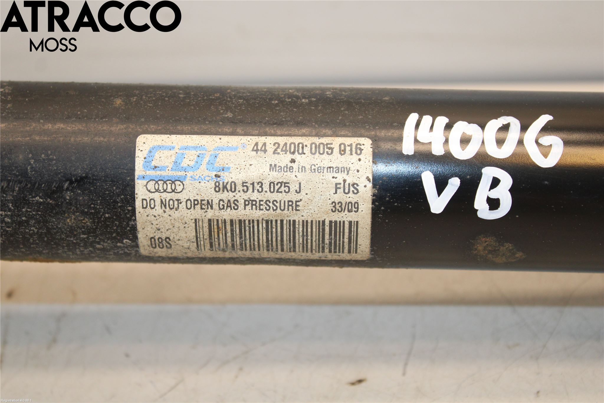 Audi A4/S4 08-11 Støtdemper Bak