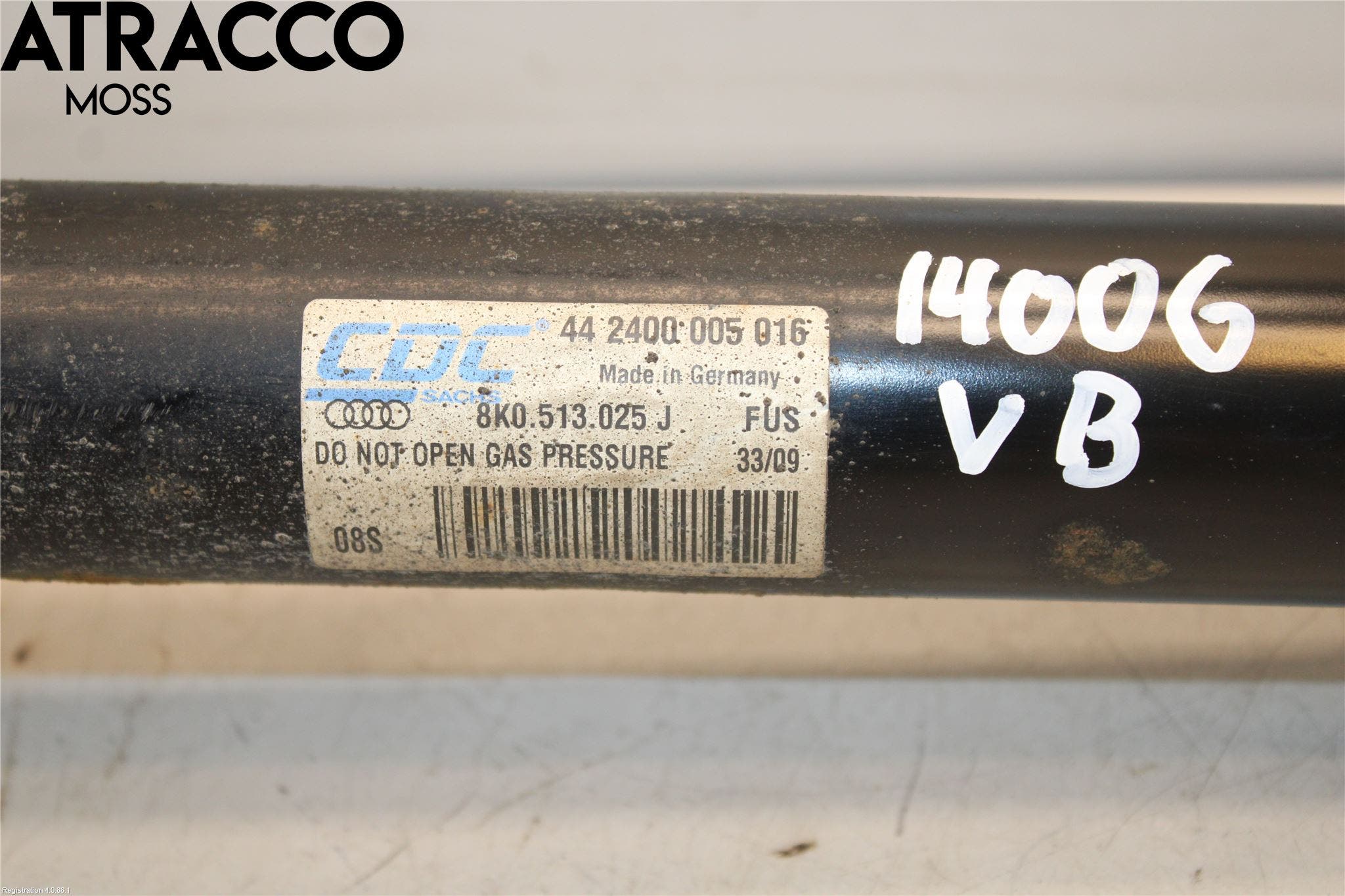 Audi A4/S4 08-11 Støtdemper Bak