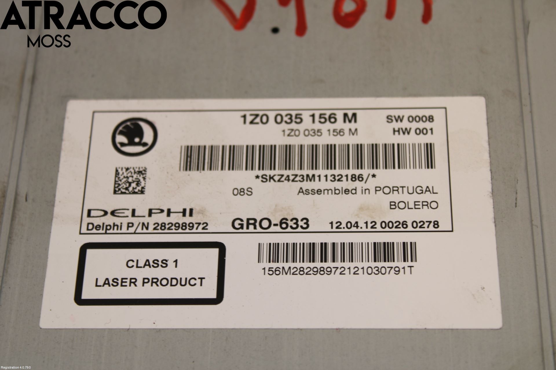 Skoda OCTAVIA (1Z) 05-13 Stereo Radio Med Cd