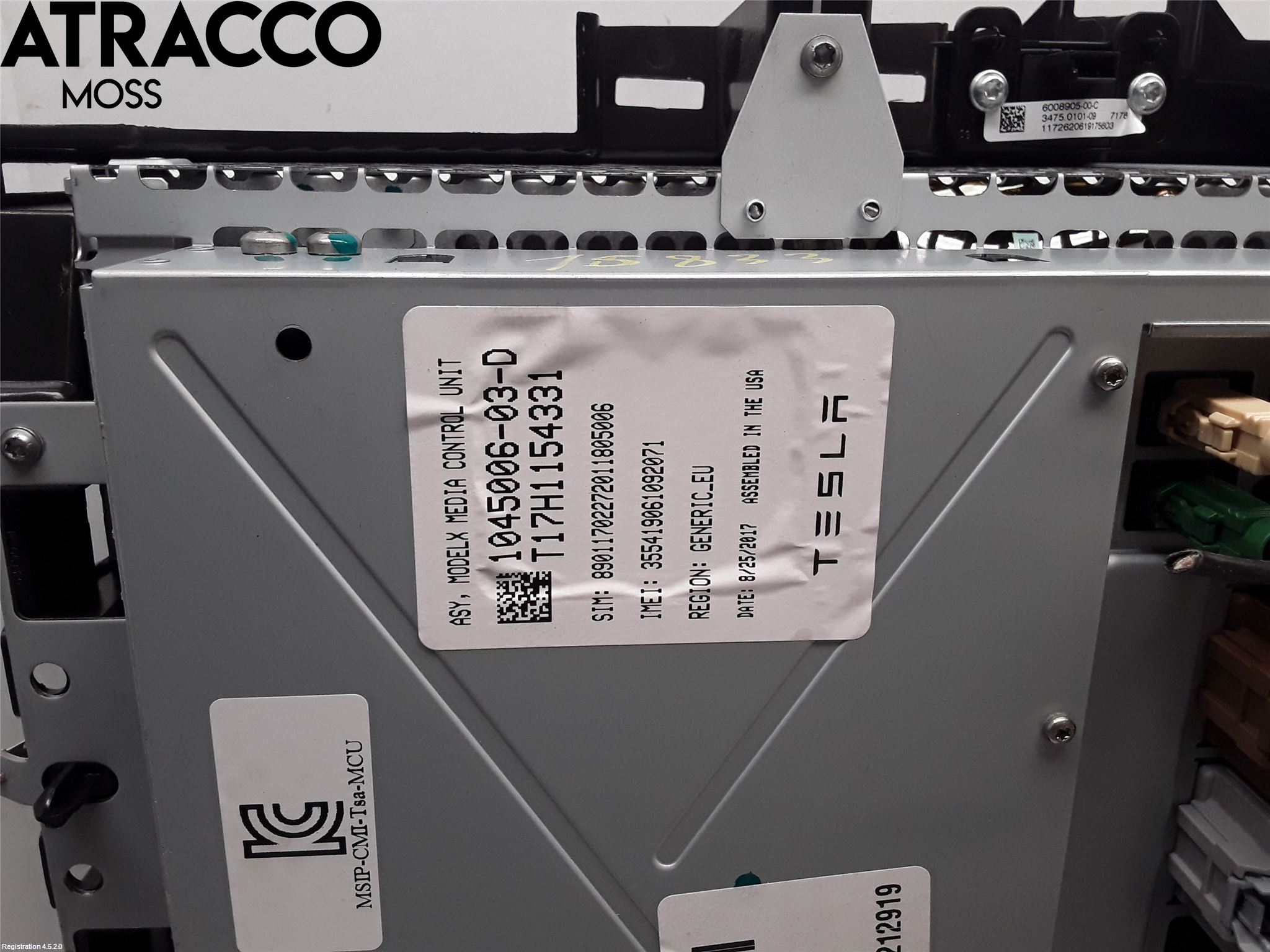 Tesla MODEL S 13- Multifunktionsdisplay