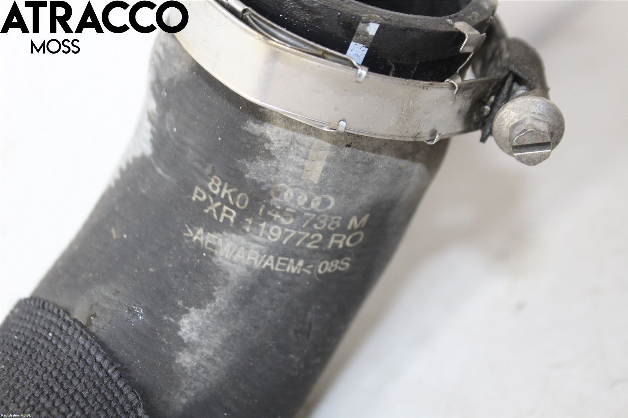 Audi A4/S4 08-11 Intercooler Rør-Slange